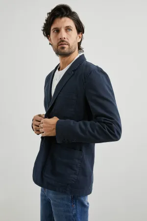 ANDRE JACKET - RUGGED NAVY TWILL