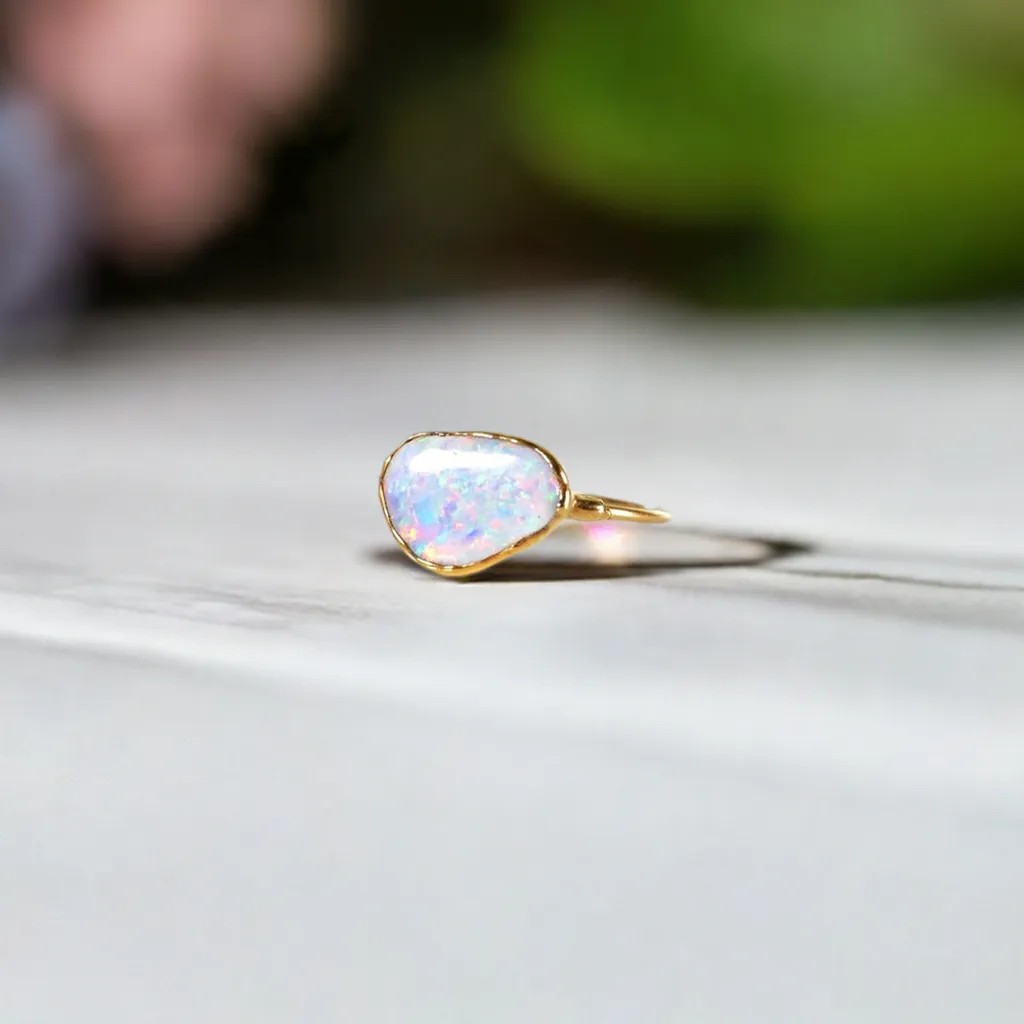 Australian Opal ring