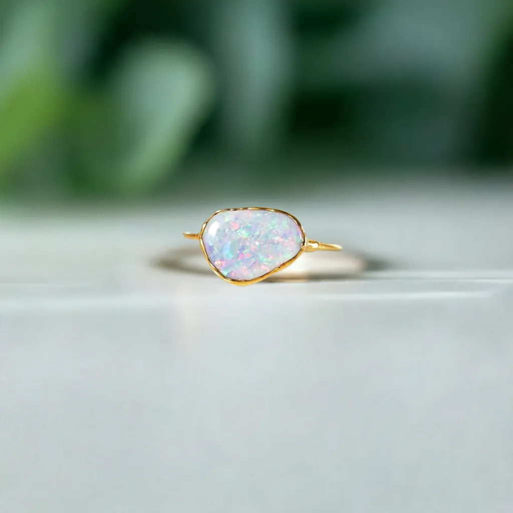 Australian Opal ring