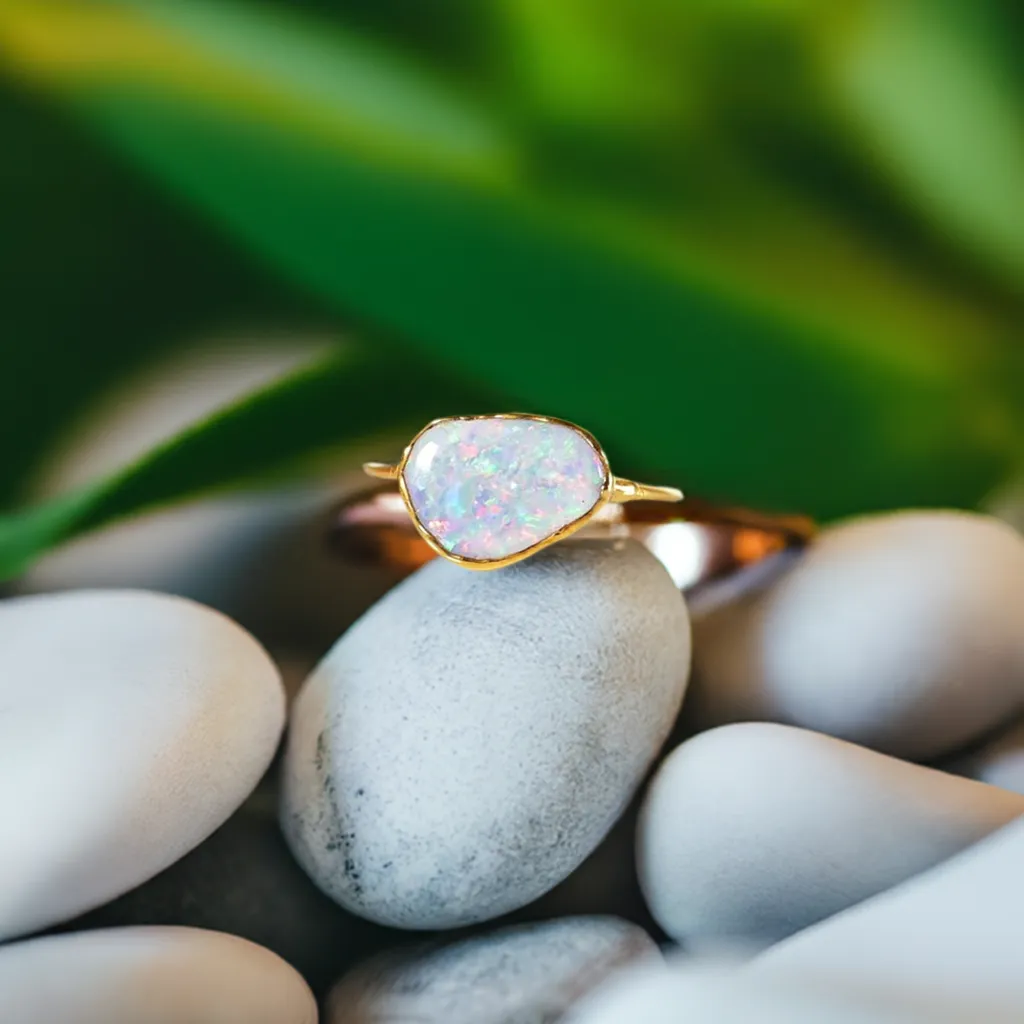 Australian Opal ring