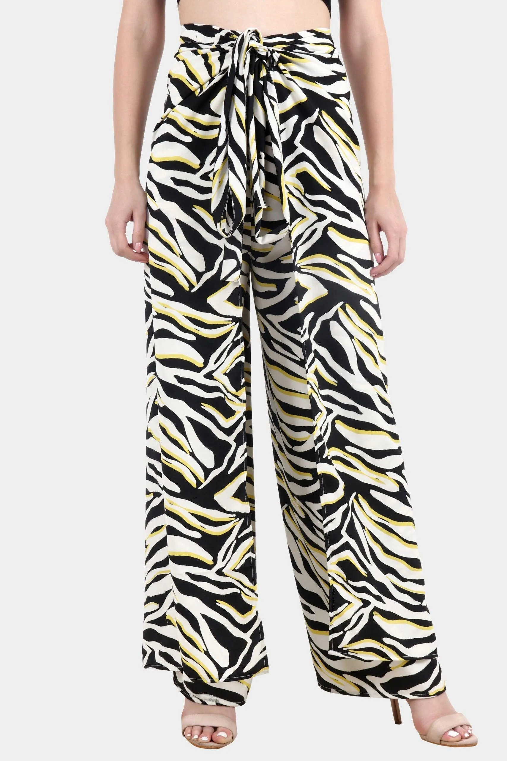 Black & Yellow Whale Printed Multiwear Jumpsuit/Pant