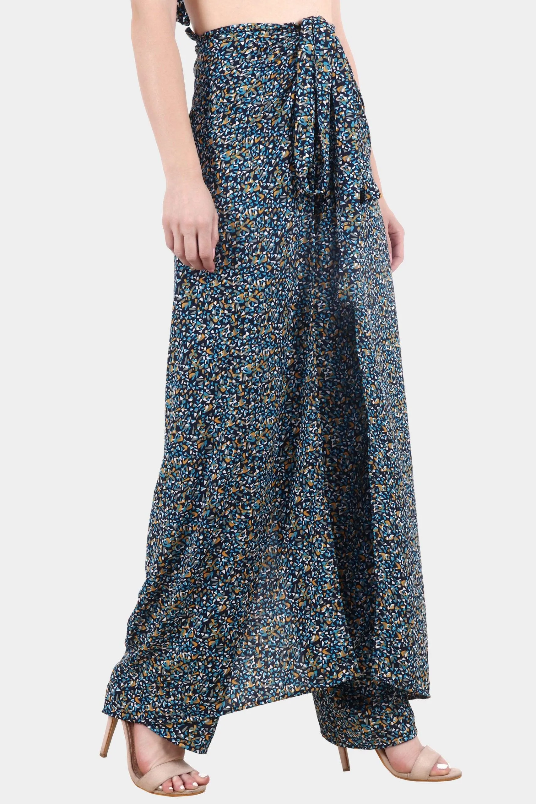 Blue Chips Printed Multiwear Jumpsuit/Pant