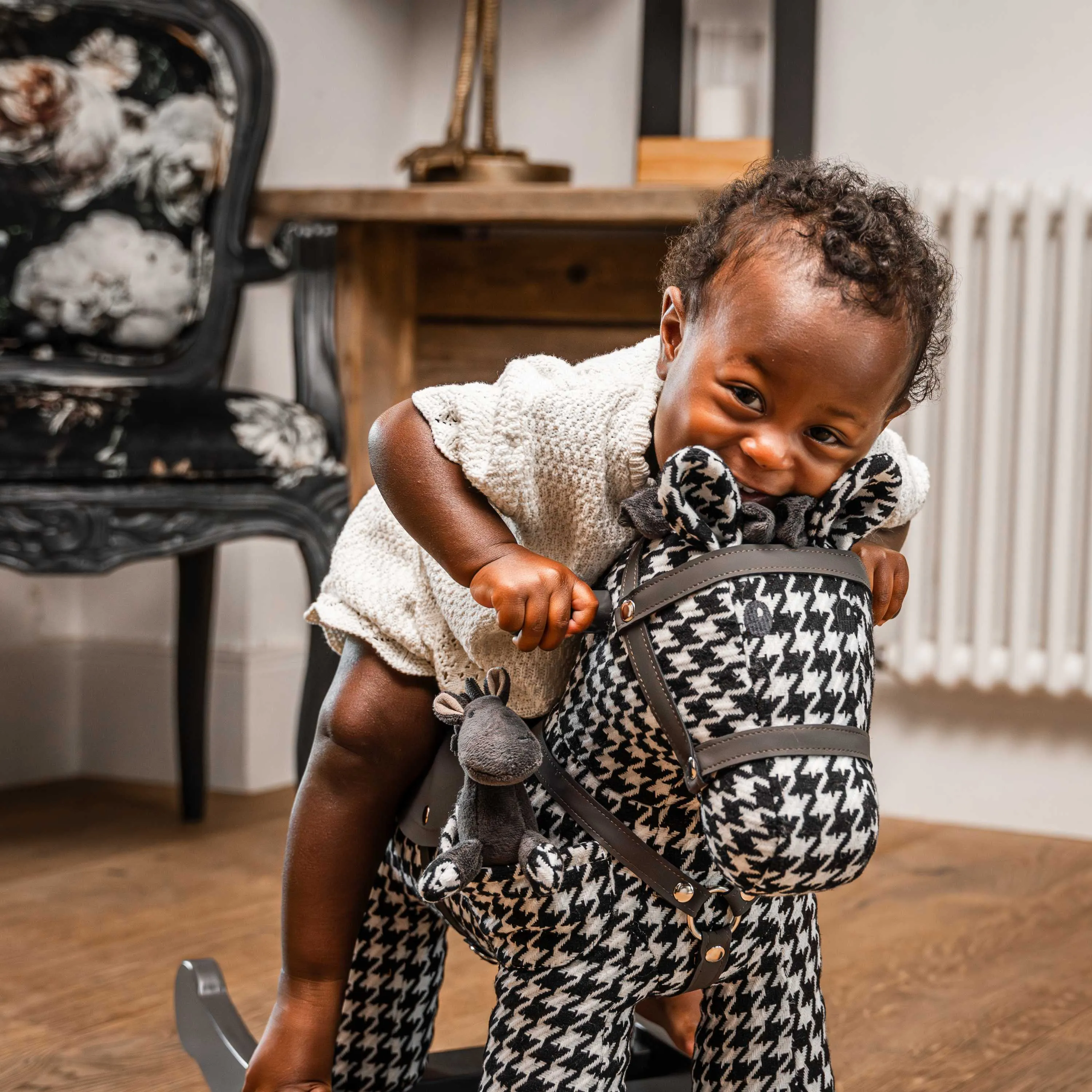 Dazzle & Jet Rocking Horse (9m ) by Little Bird Told Me