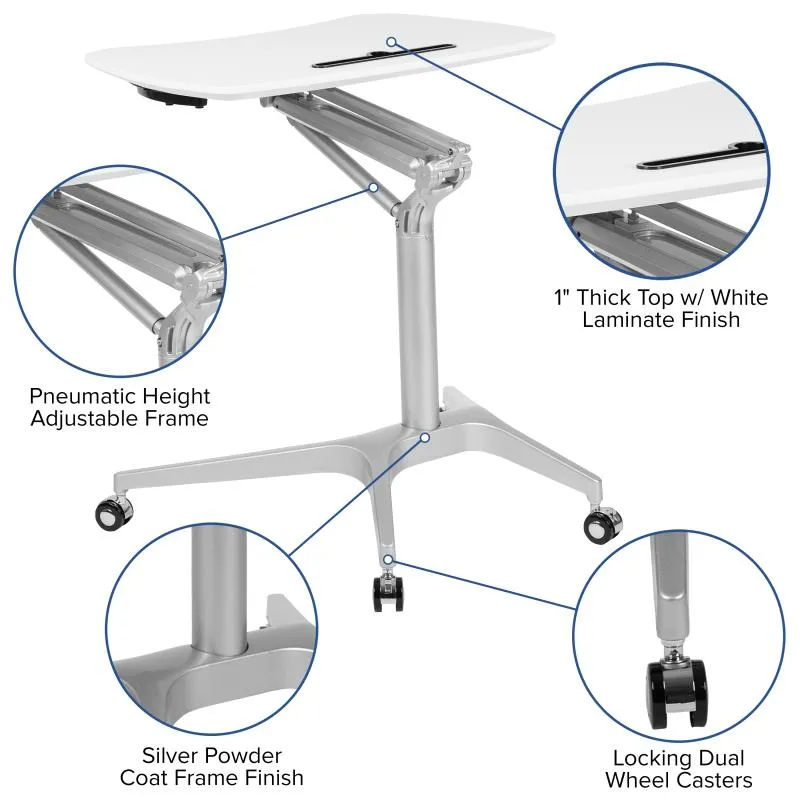 FlexiErgo Pro: The Dynamic Sit-Down, Stand-Up Desk for Healthier Productivity