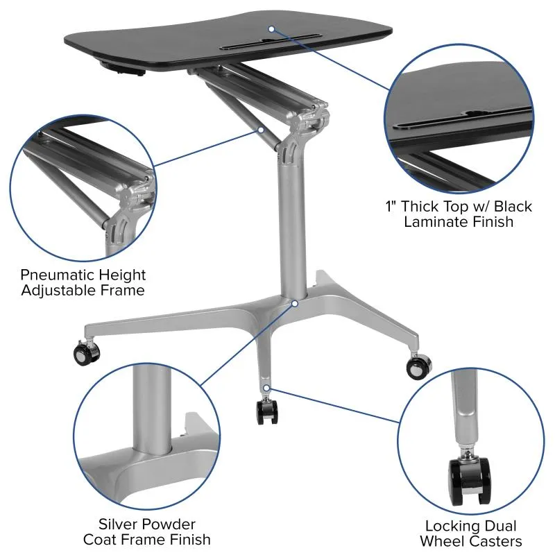 FlexiErgo Pro: The Dynamic Sit-Down, Stand-Up Desk for Healthier Productivity