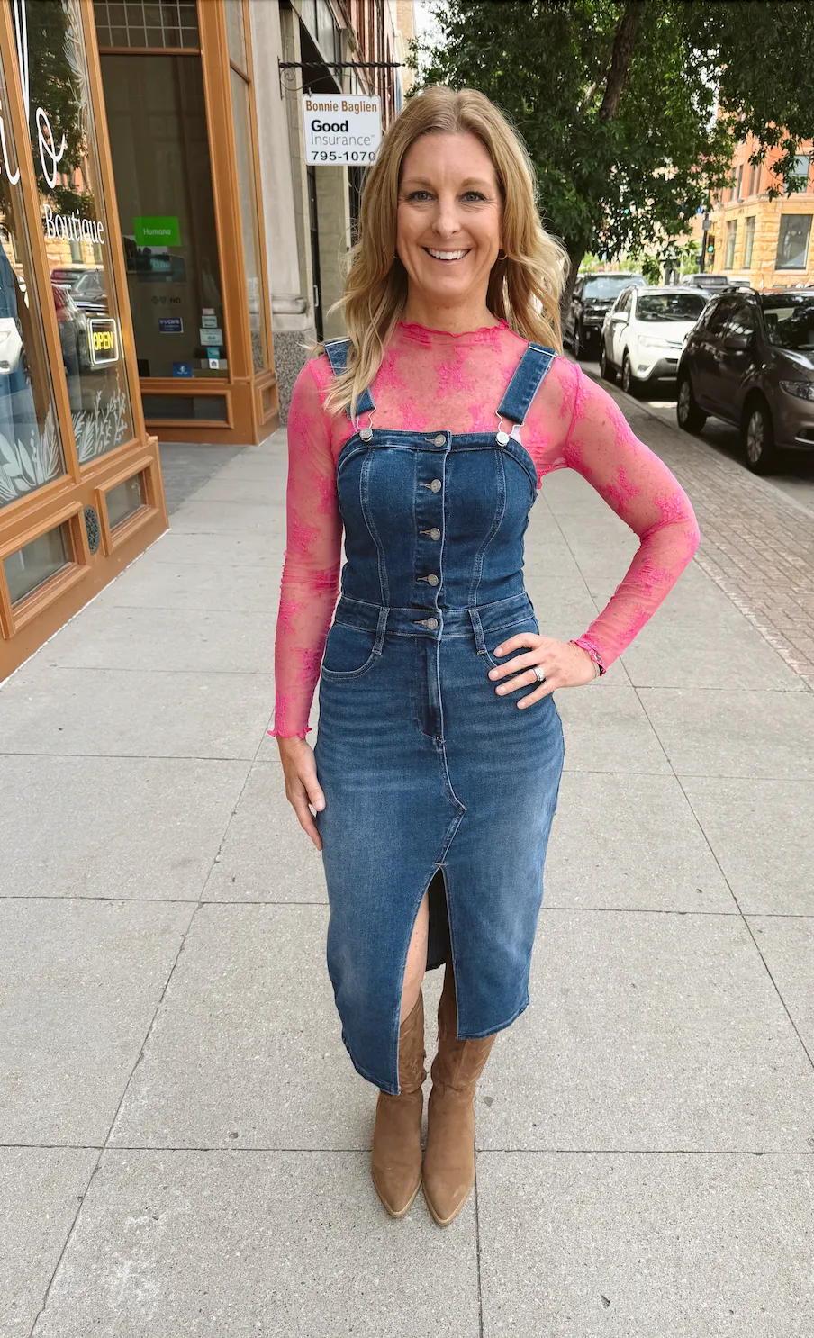 Frankie Overall Denim Dress