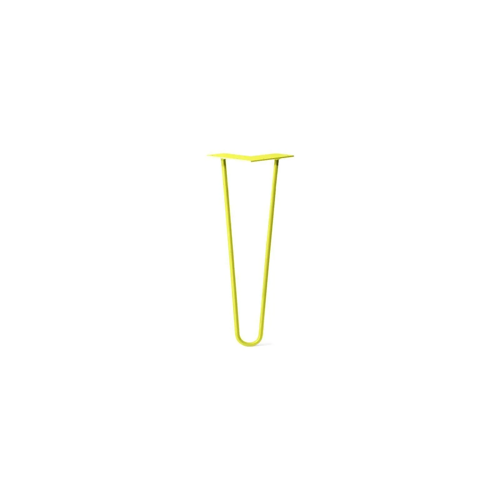 Hairpin Leg (Sold Separately), 2-Rod Design - Yellow Powder Coated Finish