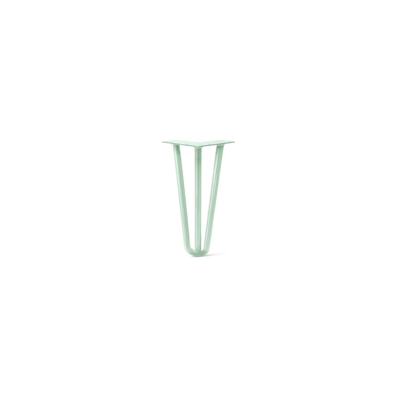 Hairpin Leg (Sold Separately), 3-Rod Design - Mint Powder Coated Finish
