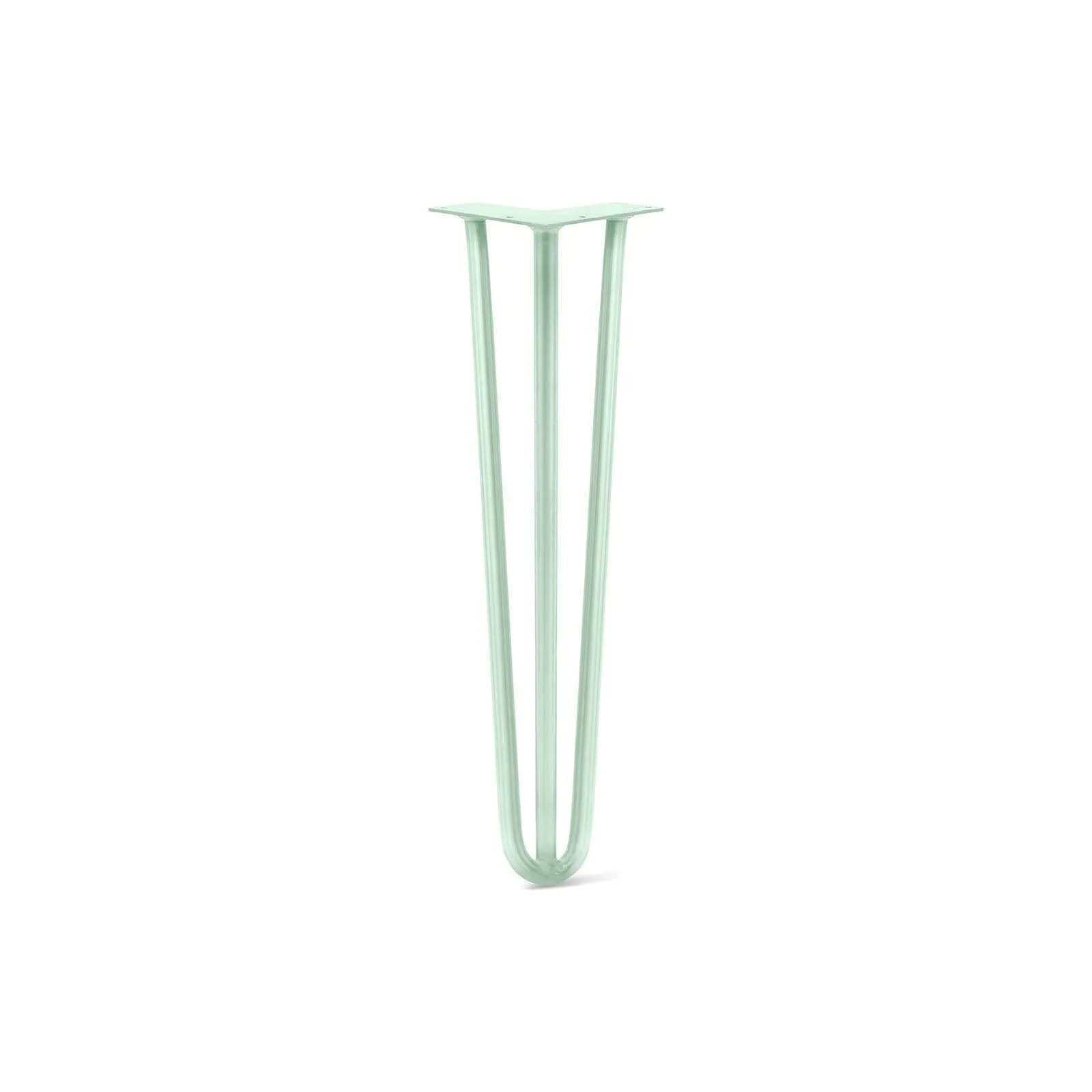 Hairpin Leg (Sold Separately), 3-Rod Design - Mint Powder Coated Finish