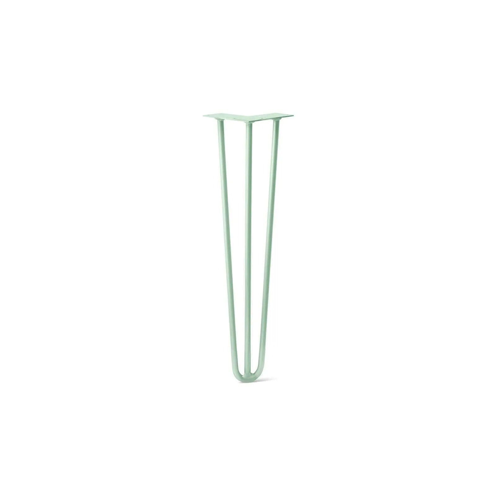 Hairpin Leg (Sold Separately), 3-Rod Design - Mint Powder Coated Finish