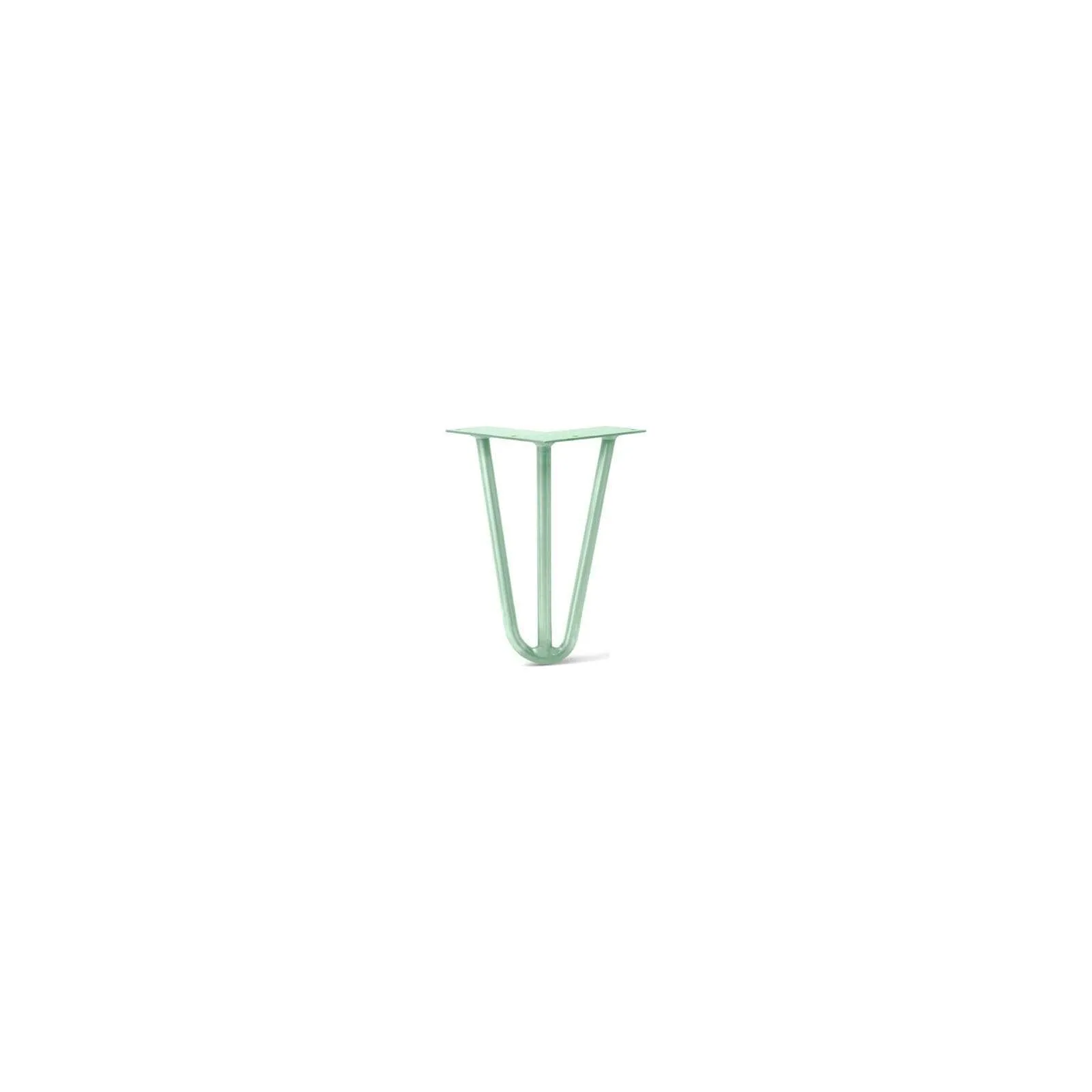 Hairpin Leg (Sold Separately), 3-Rod Design - Mint Powder Coated Finish