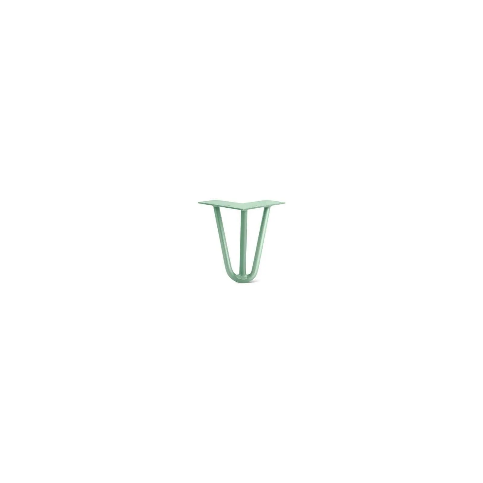 Hairpin Leg (Sold Separately), 3-Rod Design - Mint Powder Coated Finish