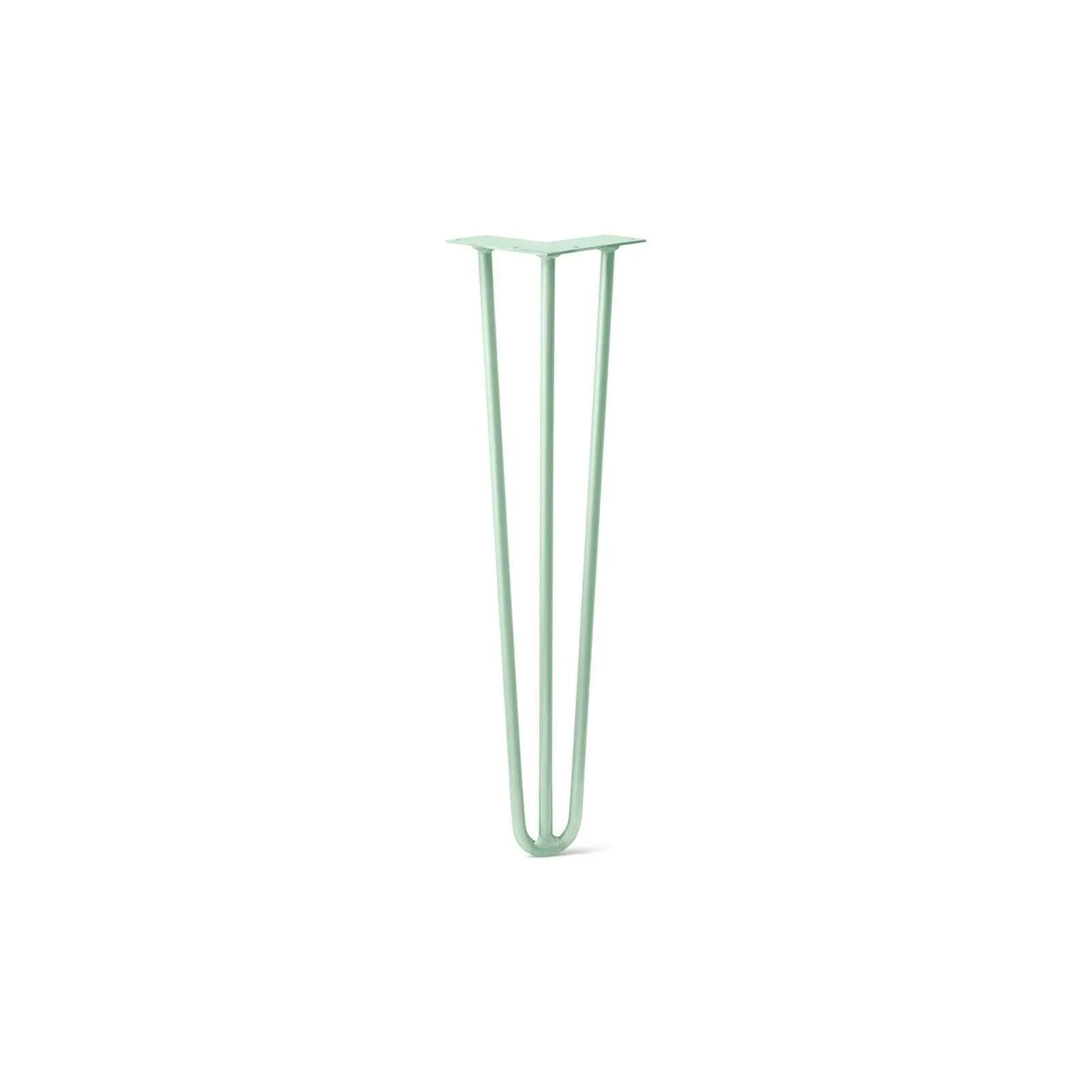 Hairpin Leg (Sold Separately), 3-Rod Design - Mint Powder Coated Finish