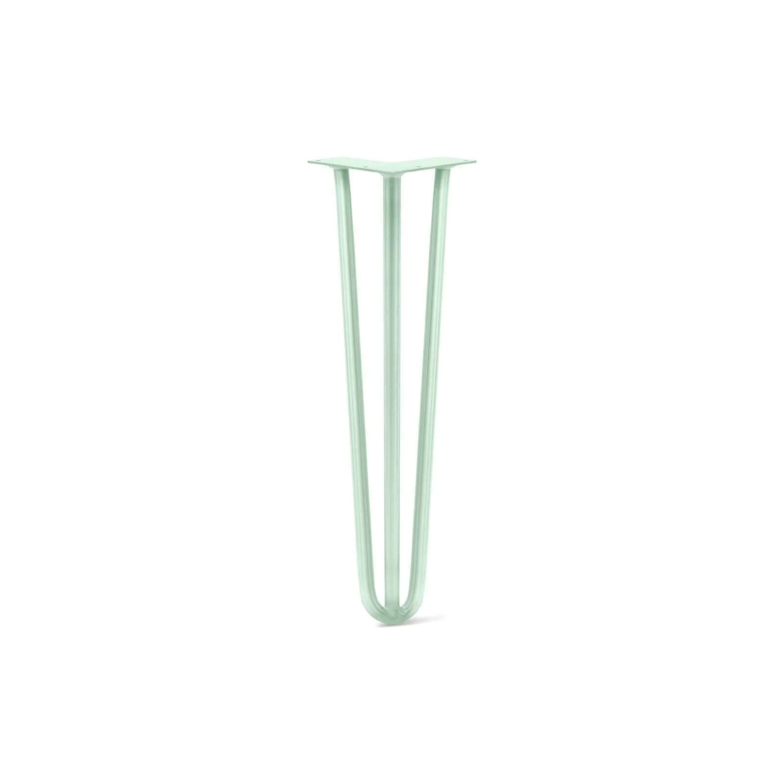 Hairpin Leg (Sold Separately), 3-Rod Design - Mint Powder Coated Finish