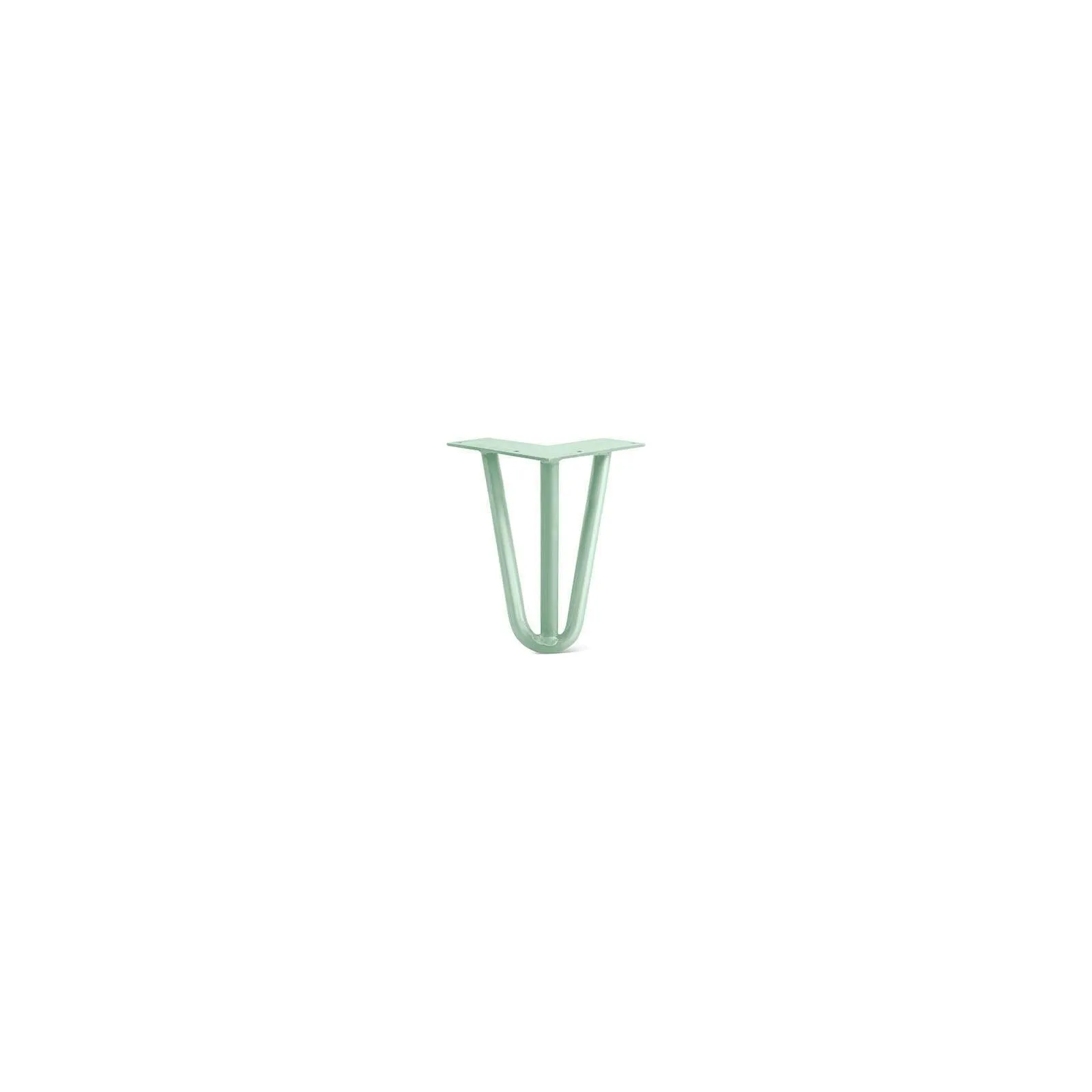 Hairpin Leg (Sold Separately), 3-Rod Design - Mint Powder Coated Finish