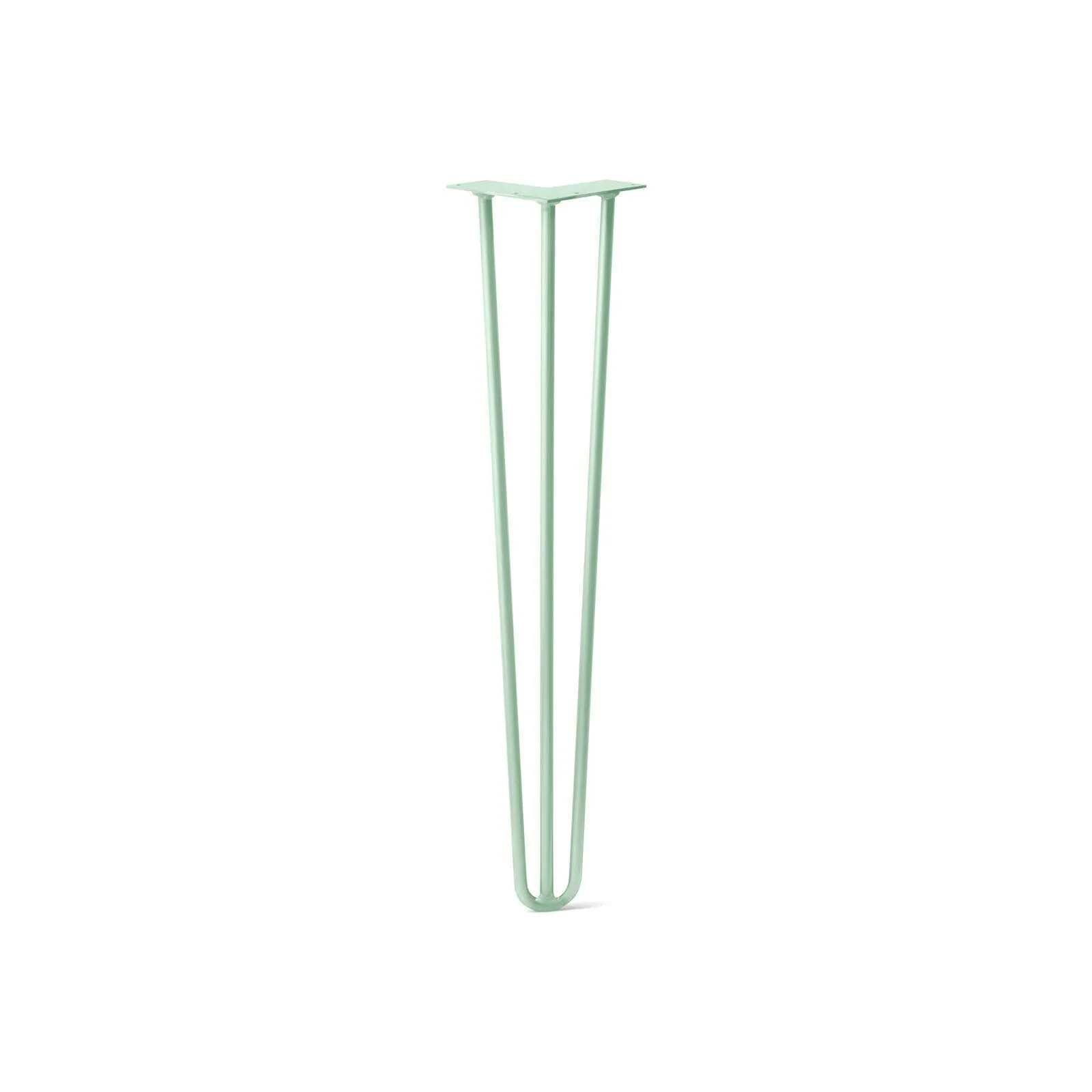 Hairpin Leg (Sold Separately), 3-Rod Design - Mint Powder Coated Finish