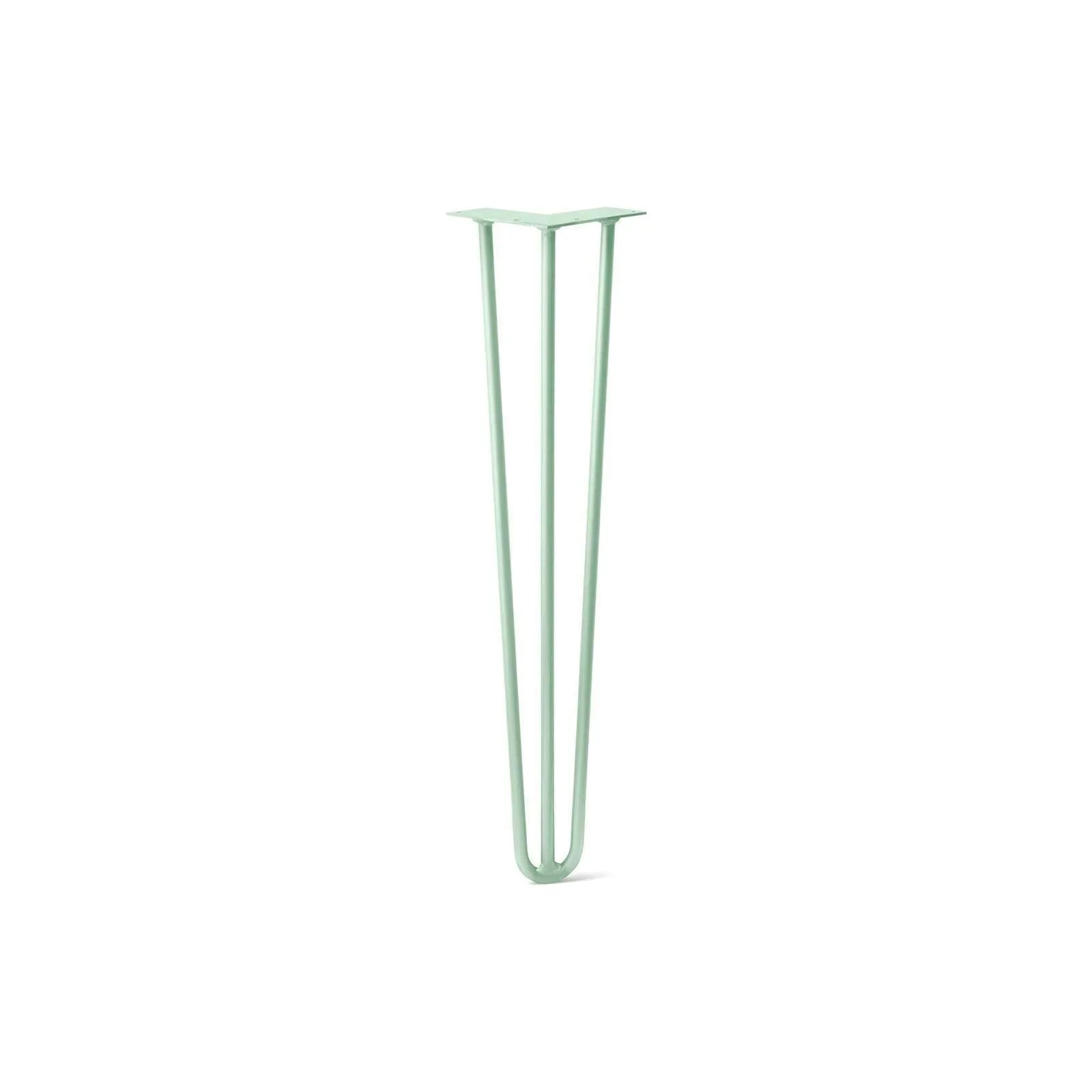 Hairpin Leg (Sold Separately), 3-Rod Design - Mint Powder Coated Finish