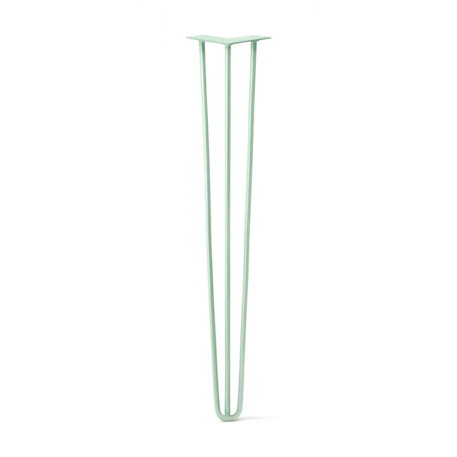 Hairpin Leg (Sold Separately), 3-Rod Design - Mint Powder Coated Finish