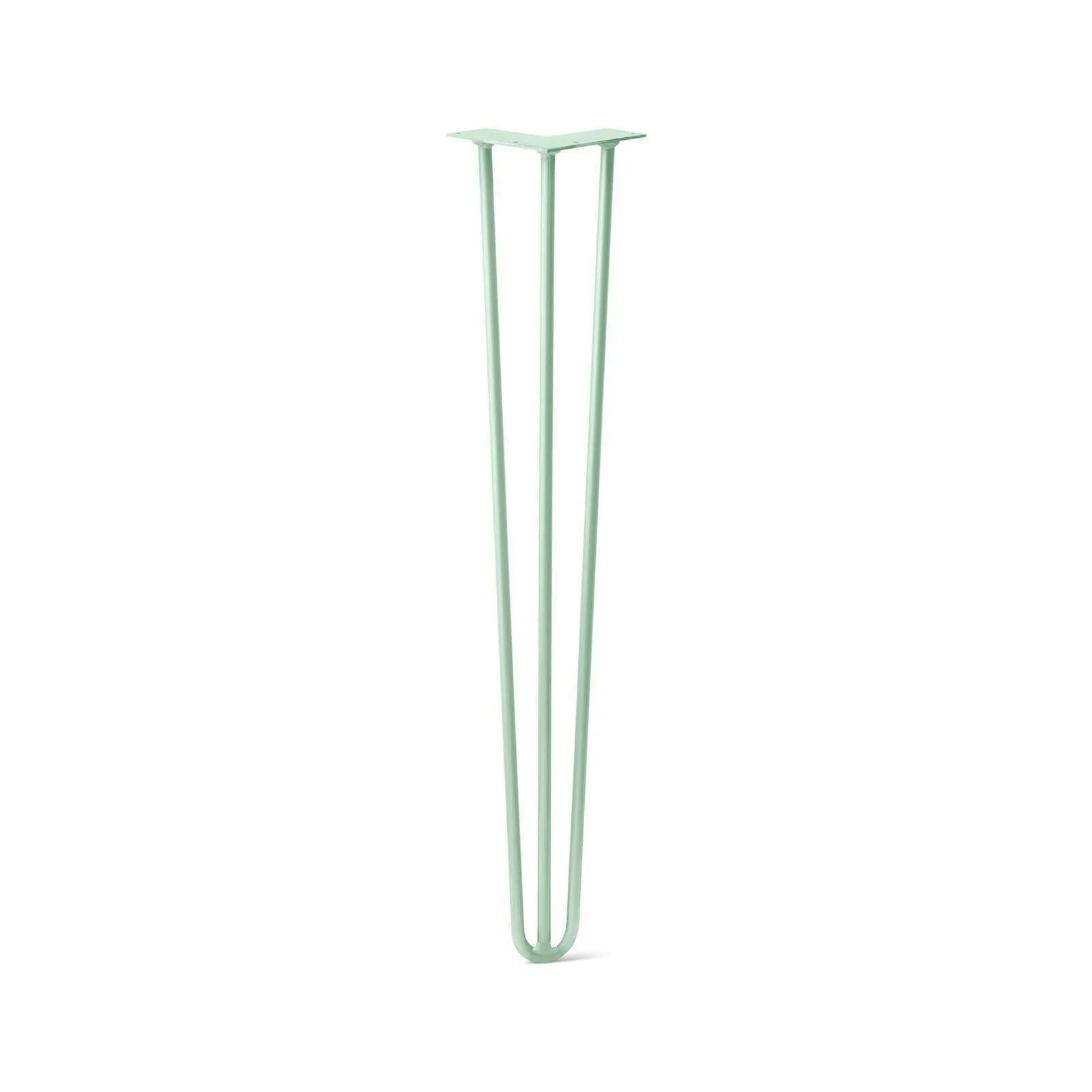 Hairpin Leg (Sold Separately), 3-Rod Design - Mint Powder Coated Finish