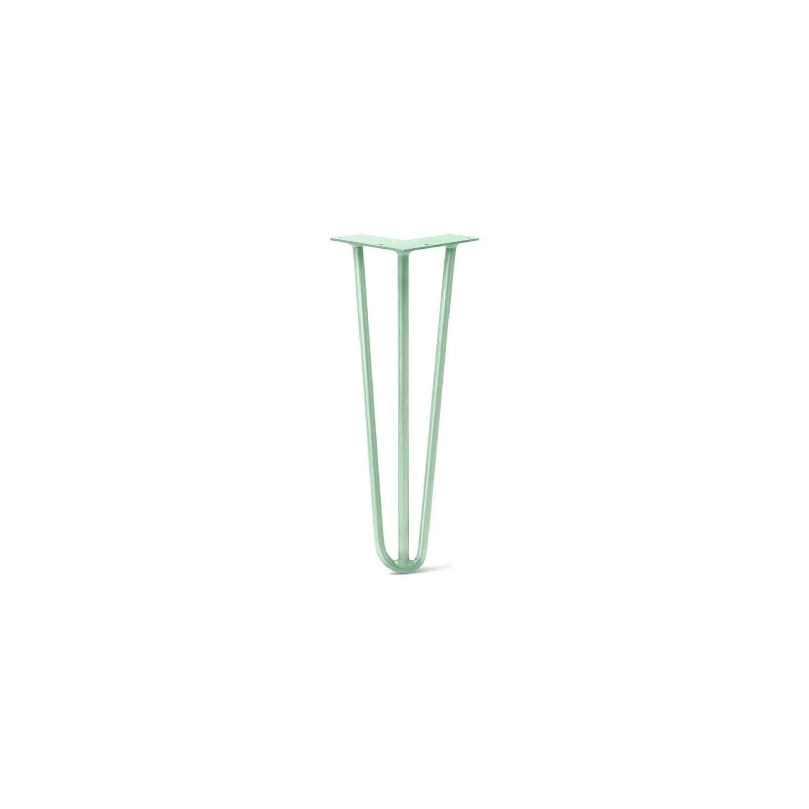 Hairpin Leg (Sold Separately), 3-Rod Design - Mint Powder Coated Finish
