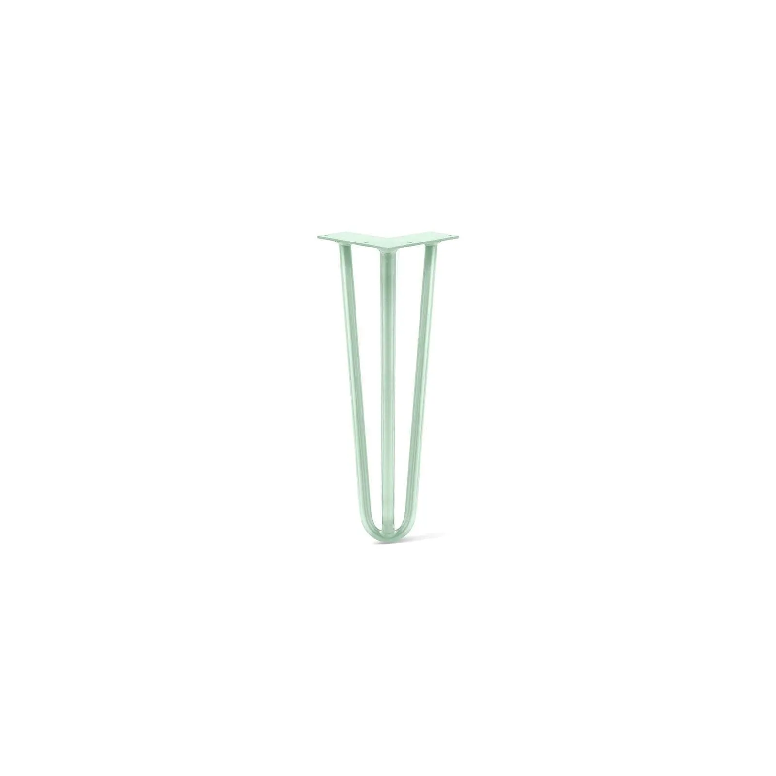 Hairpin Leg (Sold Separately), 3-Rod Design - Mint Powder Coated Finish