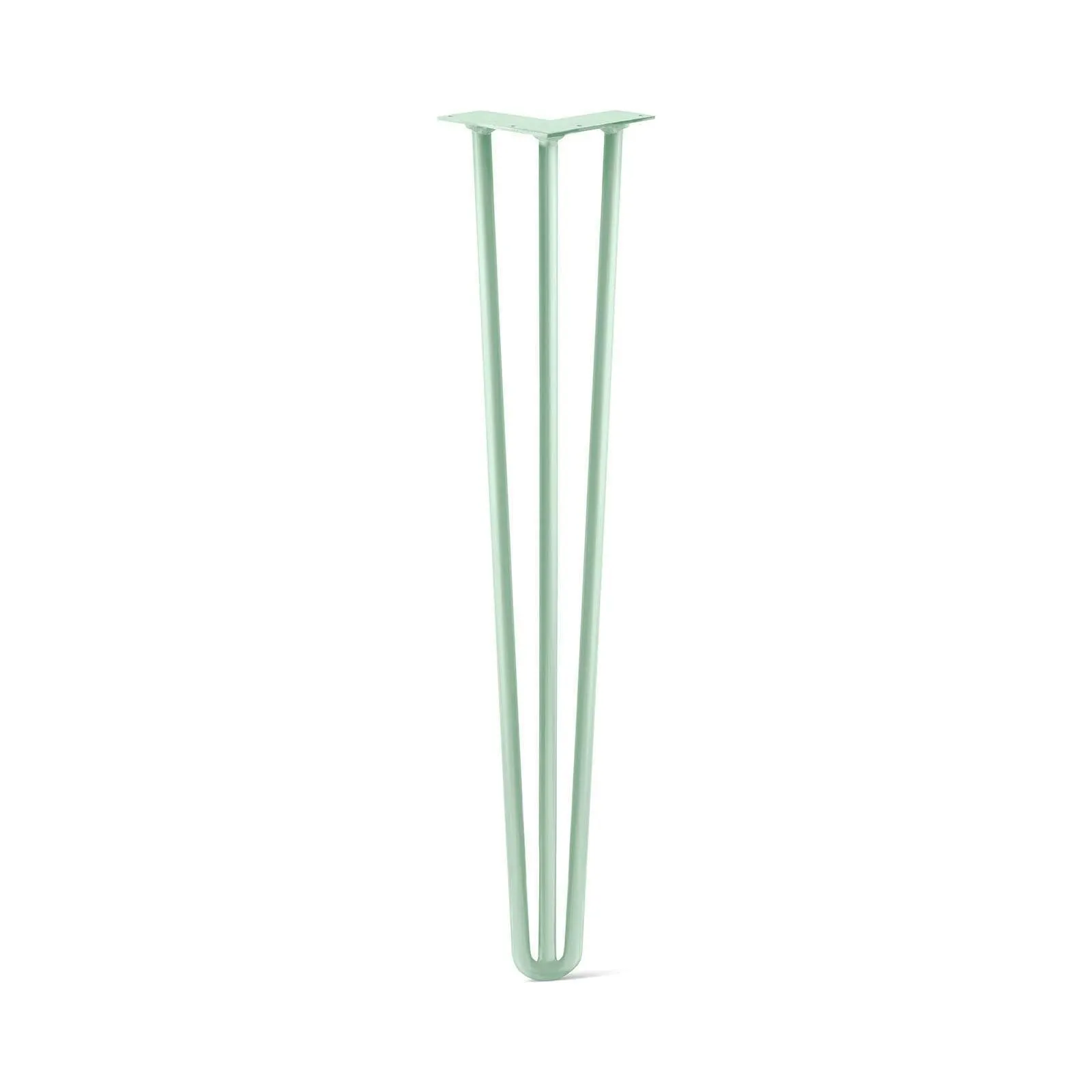 Hairpin Leg (Sold Separately), 3-Rod Design - Mint Powder Coated Finish