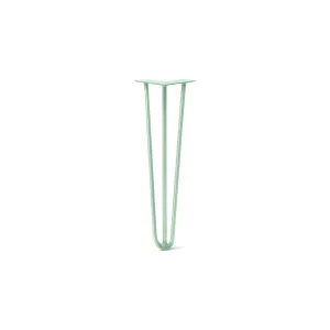 Hairpin Leg (Sold Separately), 3-Rod Design - Mint Powder Coated Finish