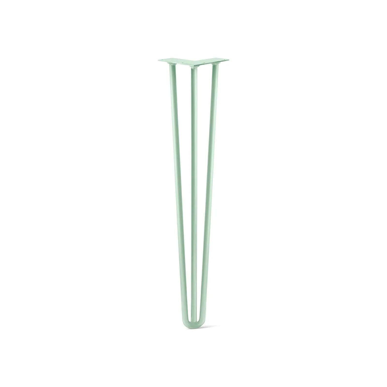 Hairpin Leg (Sold Separately), 3-Rod Design - Mint Powder Coated Finish