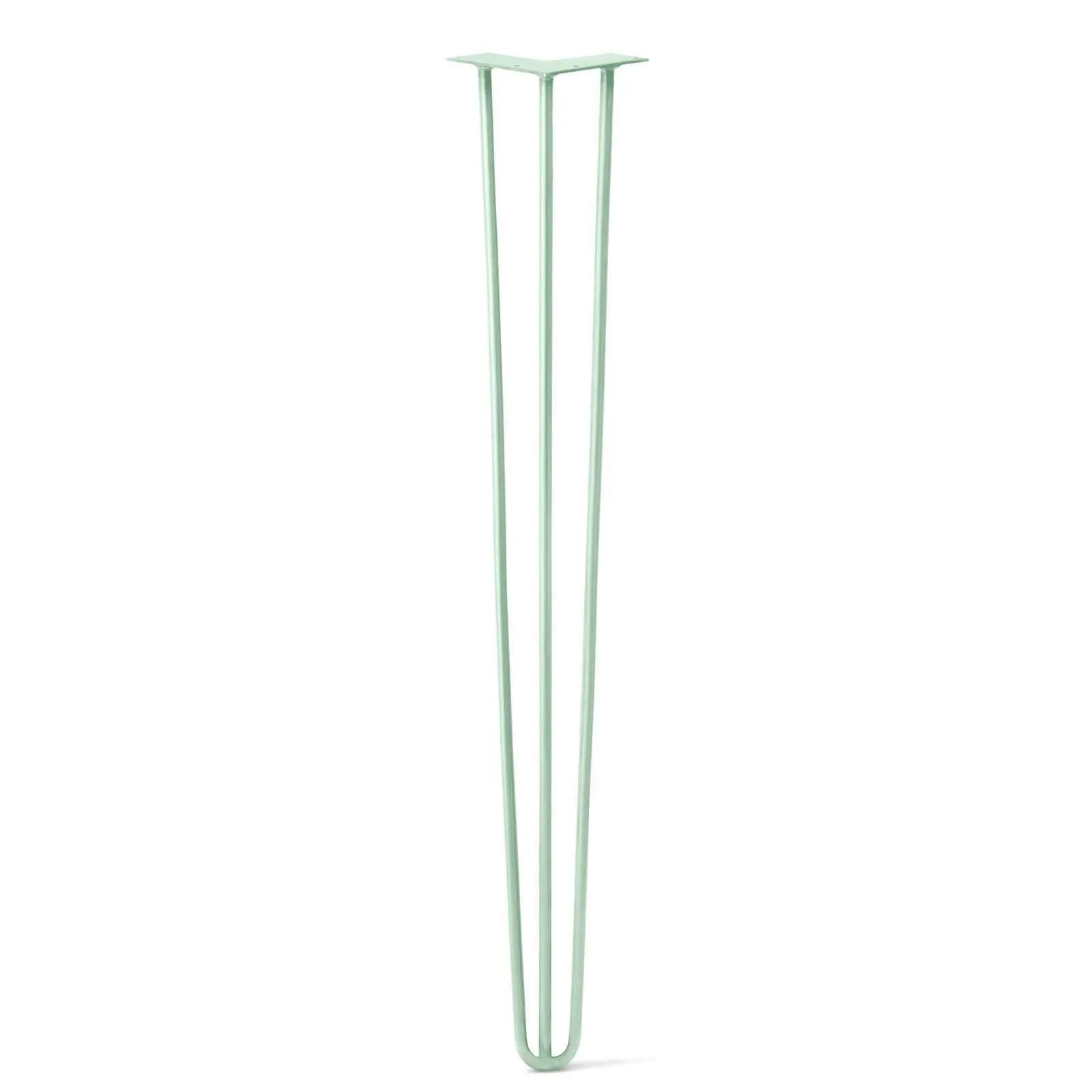 Hairpin Leg (Sold Separately), 3-Rod Design - Mint Powder Coated Finish