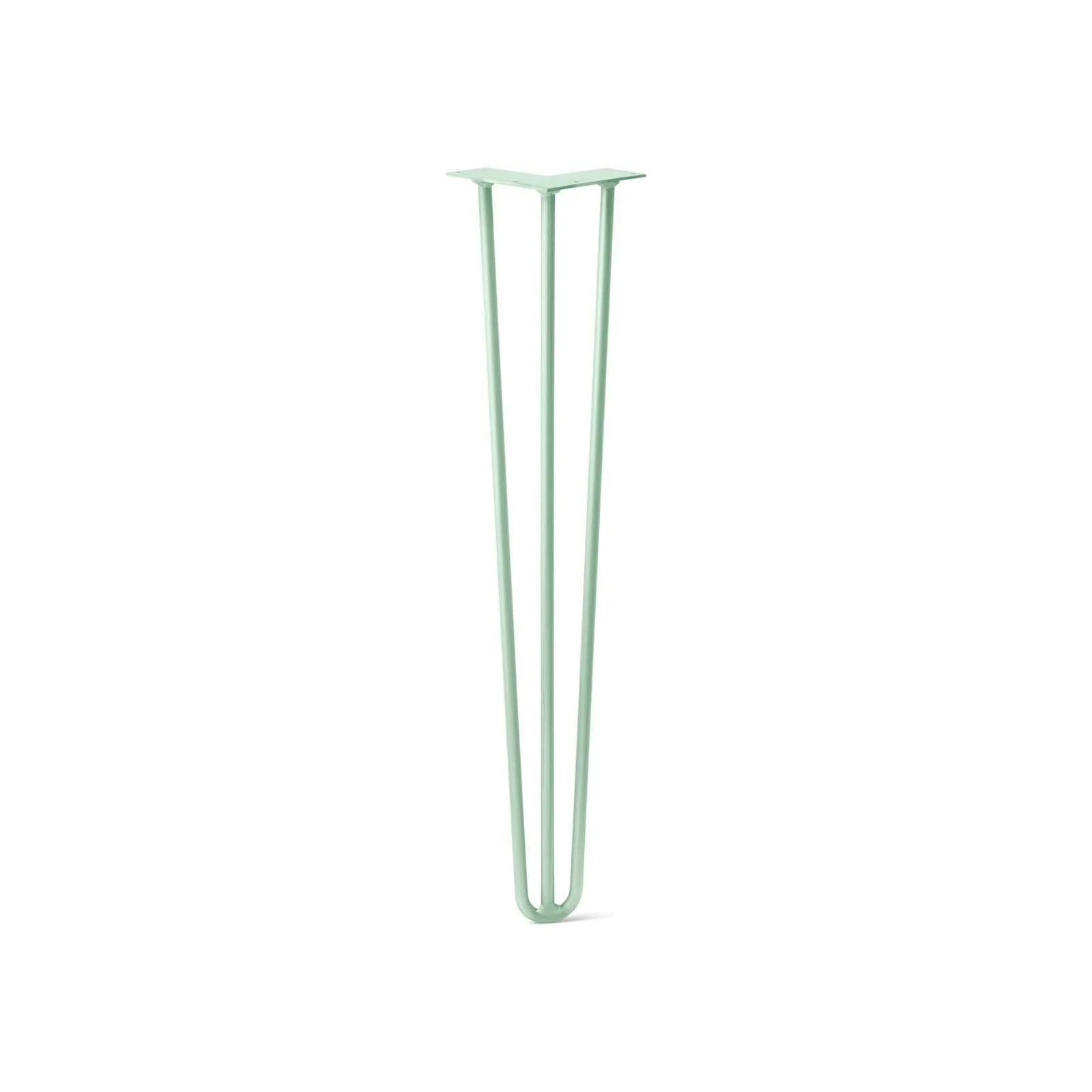 Hairpin Leg (Sold Separately), 3-Rod Design - Mint Powder Coated Finish
