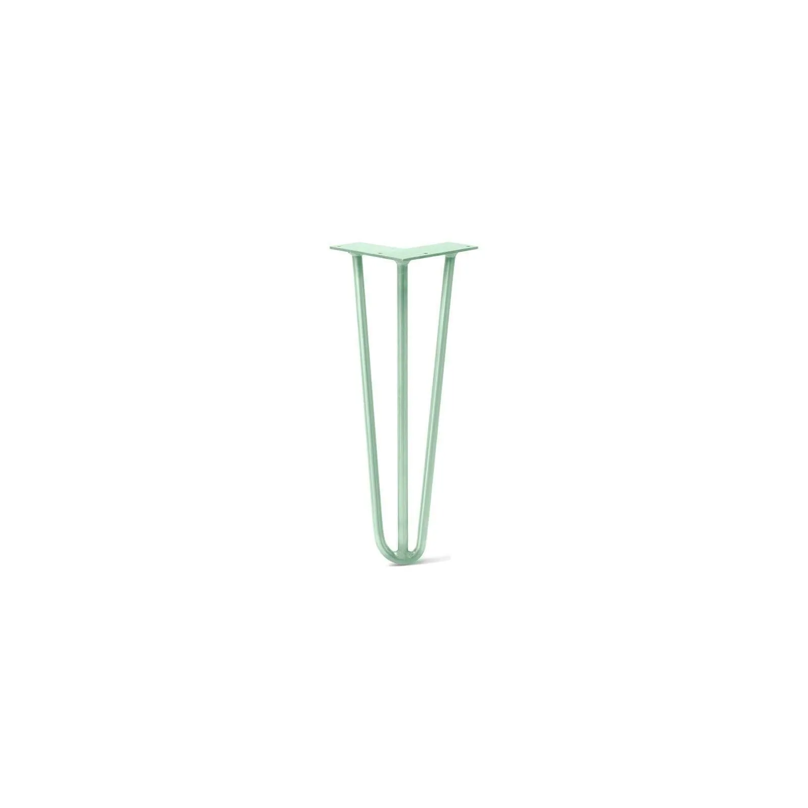 Hairpin Leg (Sold Separately), 3-Rod Design - Mint Powder Coated Finish