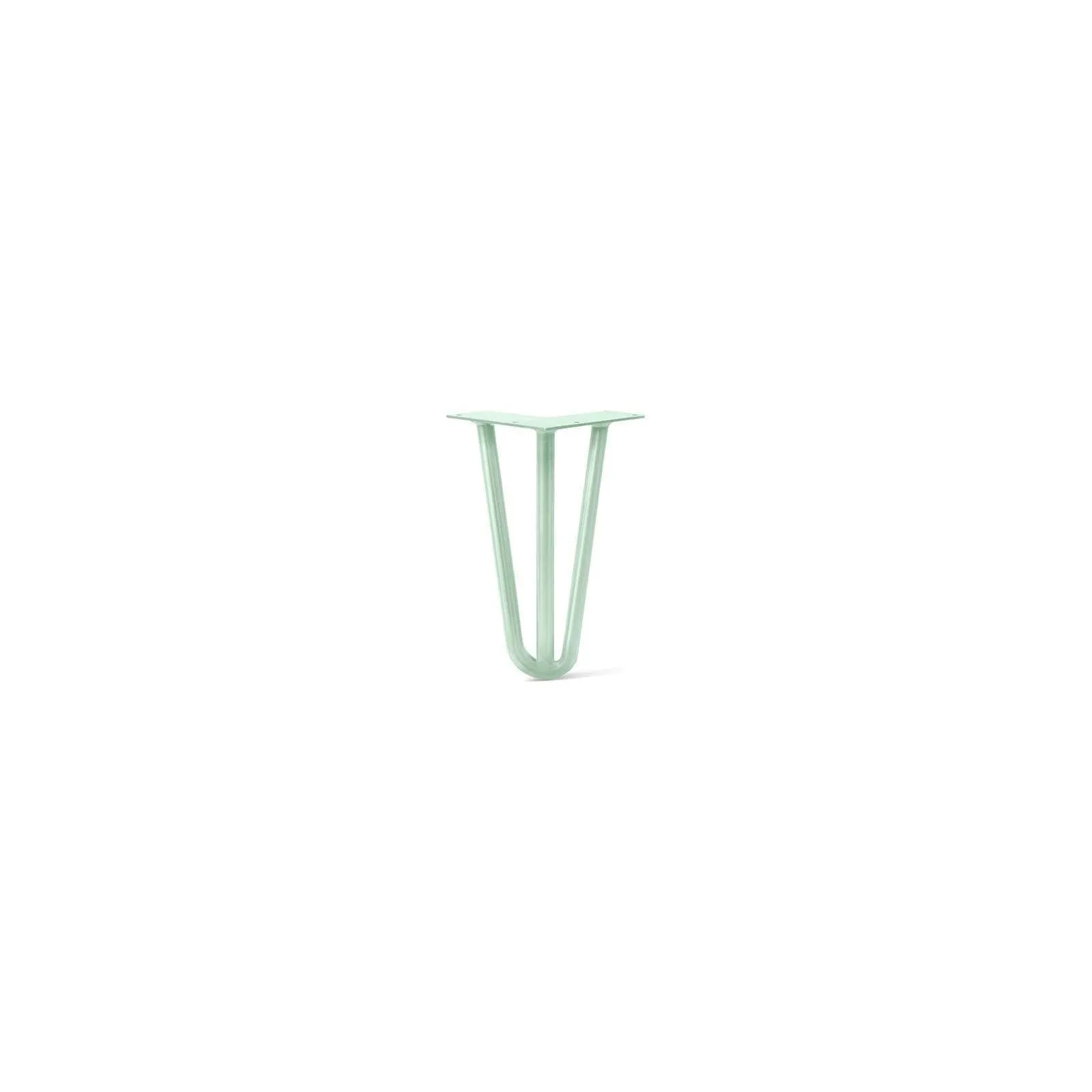 Hairpin Leg (Sold Separately), 3-Rod Design - Mint Powder Coated Finish