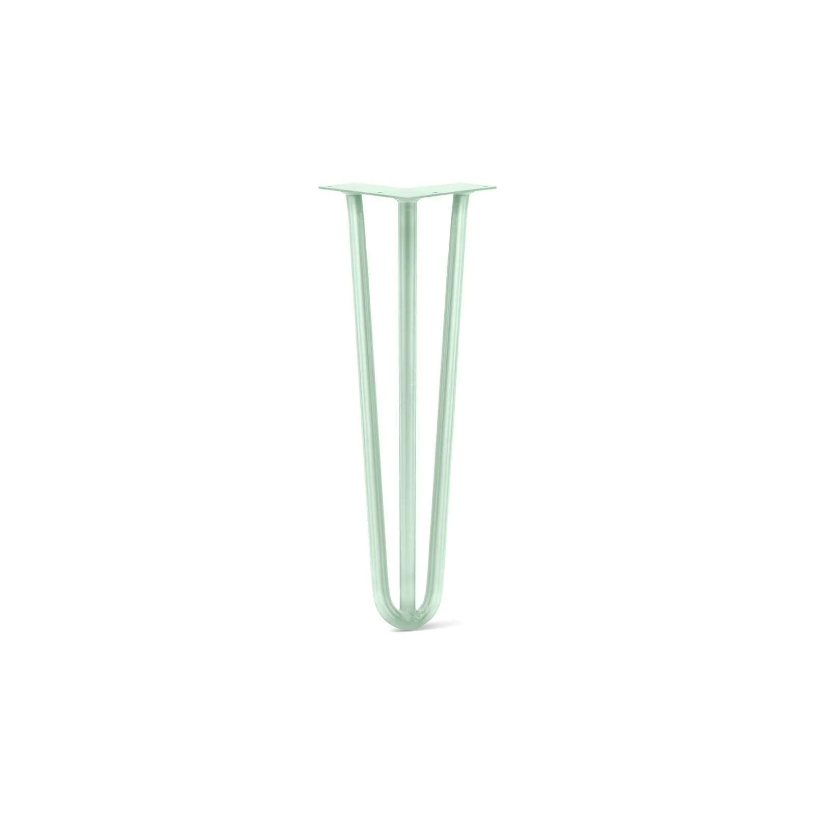 Hairpin Leg (Sold Separately), 3-Rod Design - Mint Powder Coated Finish