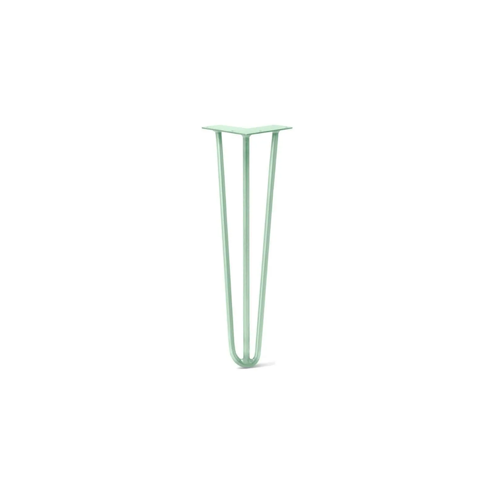 Hairpin Leg (Sold Separately), 3-Rod Design - Mint Powder Coated Finish