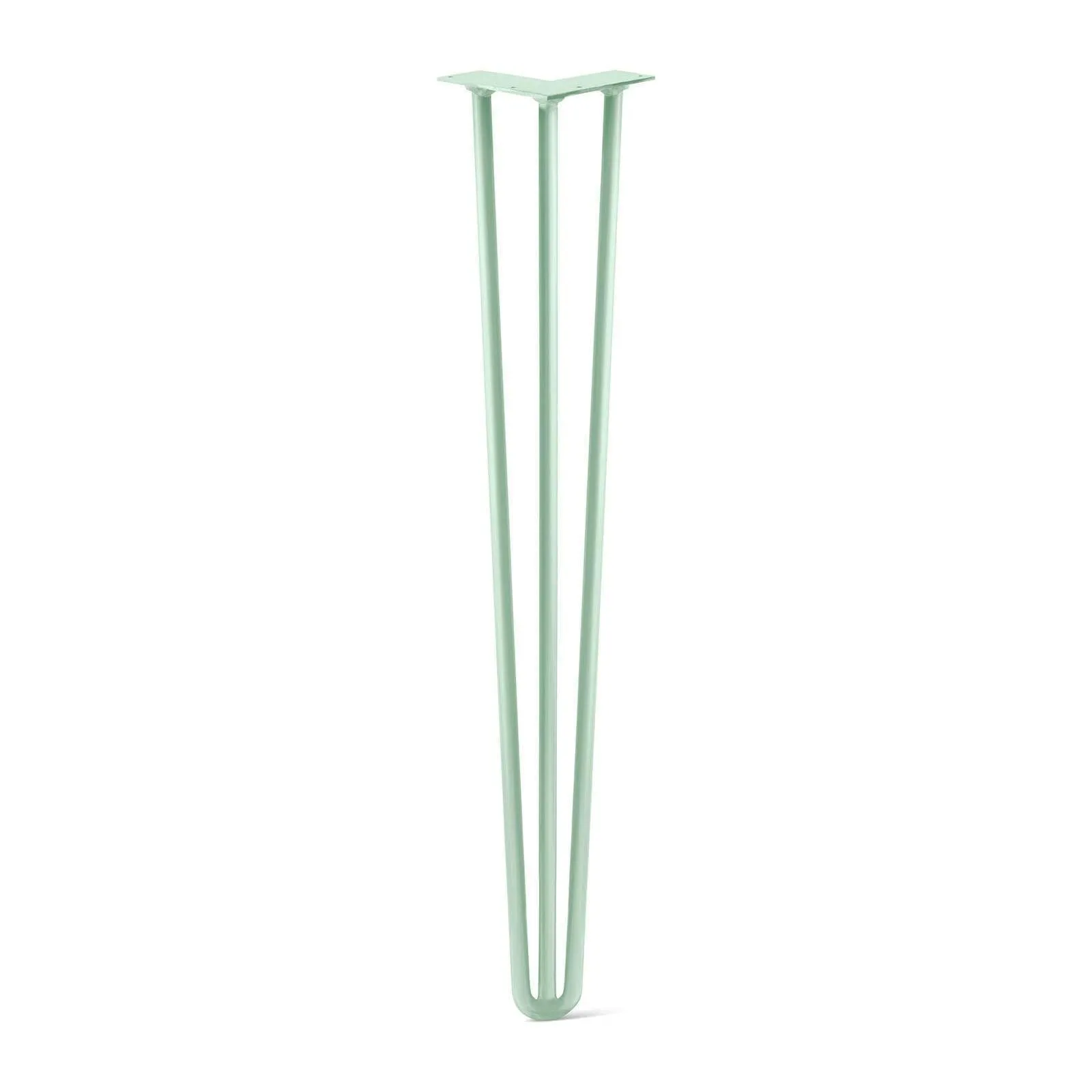 Hairpin Leg (Sold Separately), 3-Rod Design - Mint Powder Coated Finish