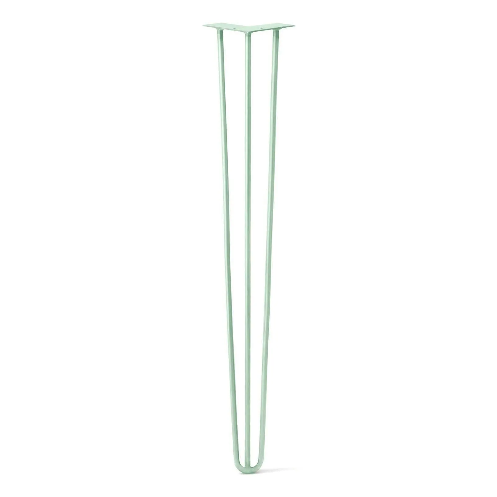 Hairpin Leg (Sold Separately), 3-Rod Design - Mint Powder Coated Finish