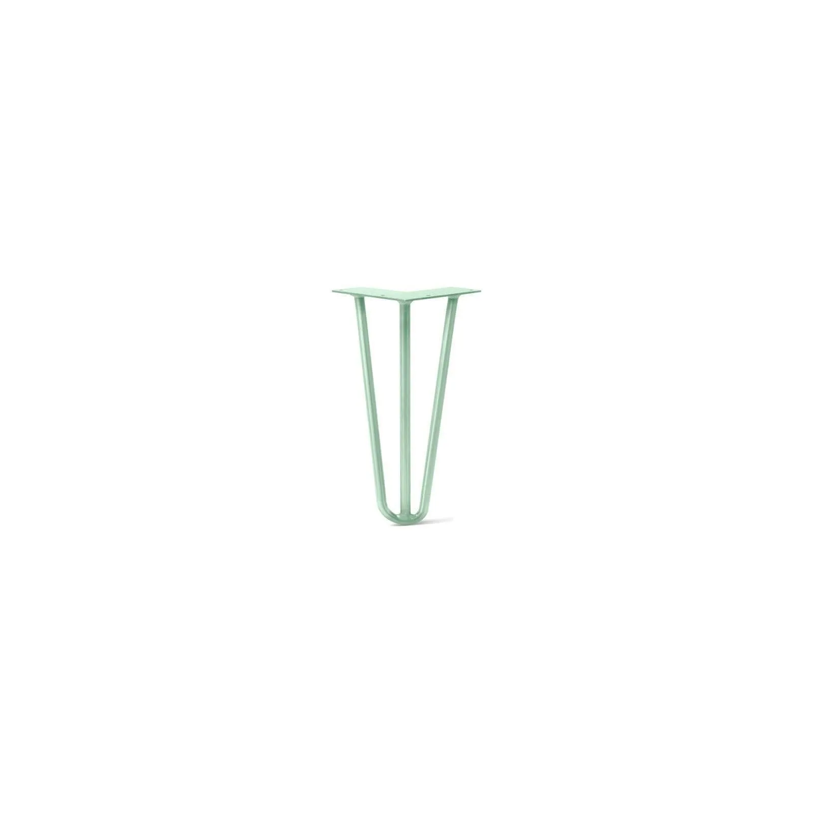 Hairpin Leg (Sold Separately), 3-Rod Design - Mint Powder Coated Finish