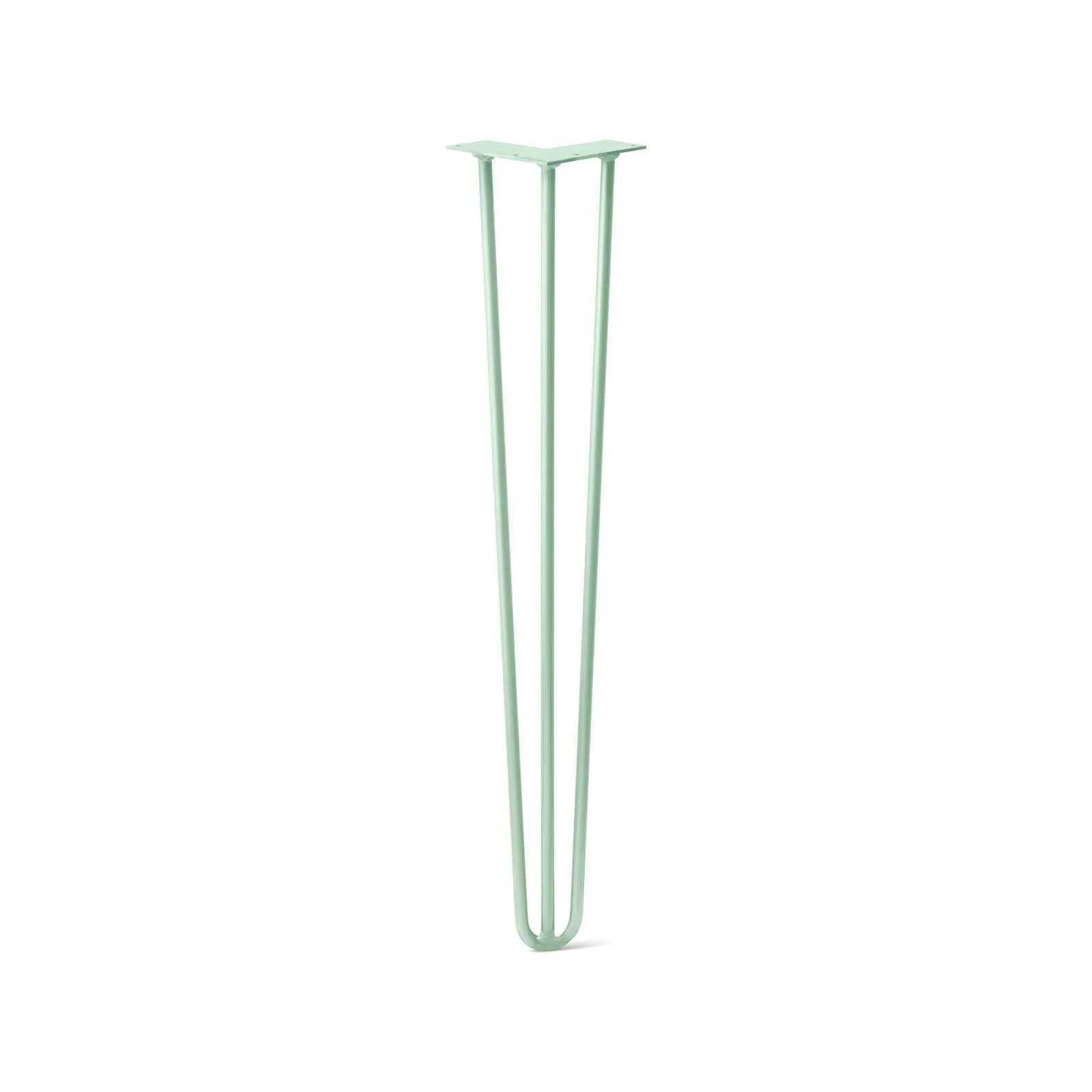 Hairpin Leg (Sold Separately), 3-Rod Design - Mint Powder Coated Finish