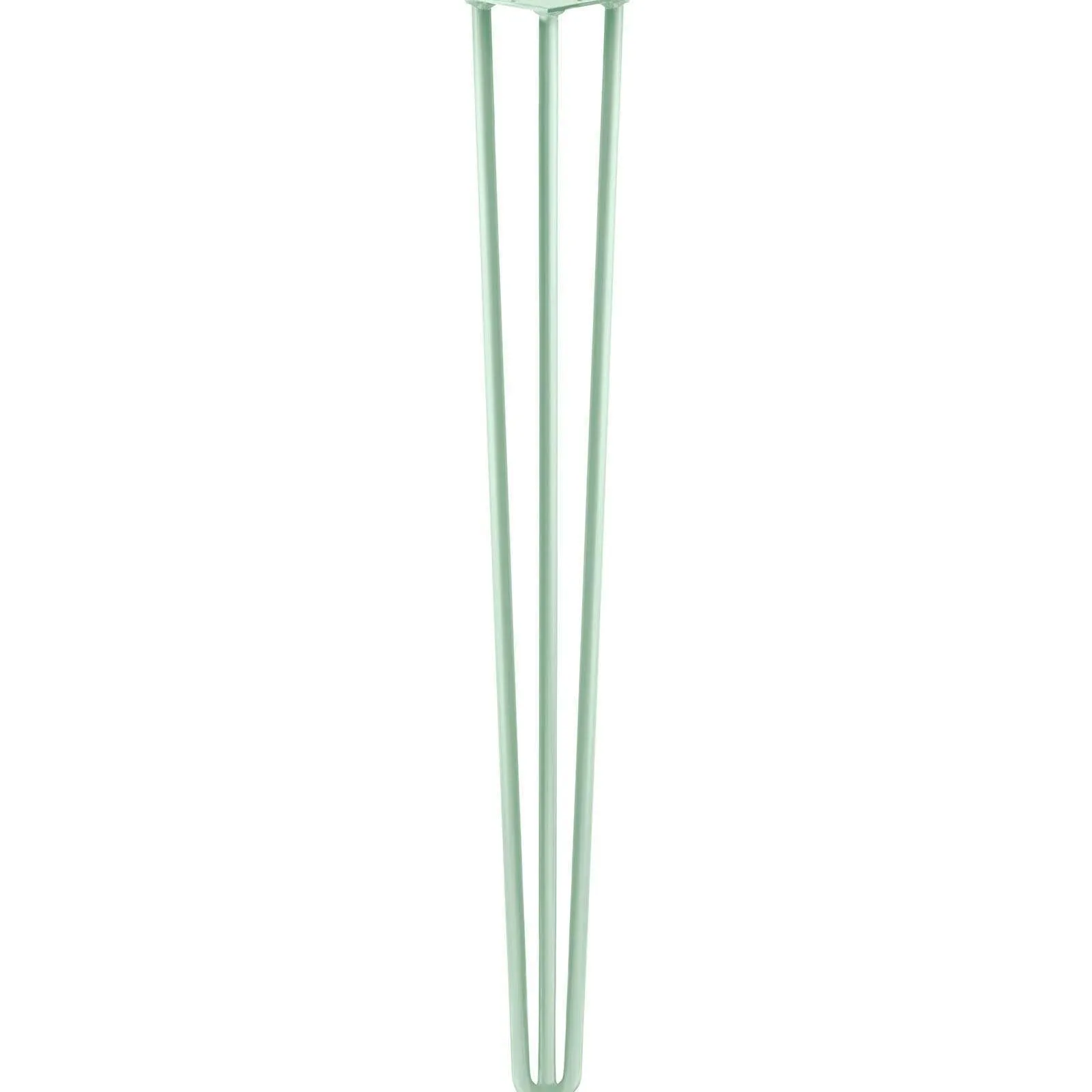 Hairpin Leg (Sold Separately), 3-Rod Design - Mint Powder Coated Finish