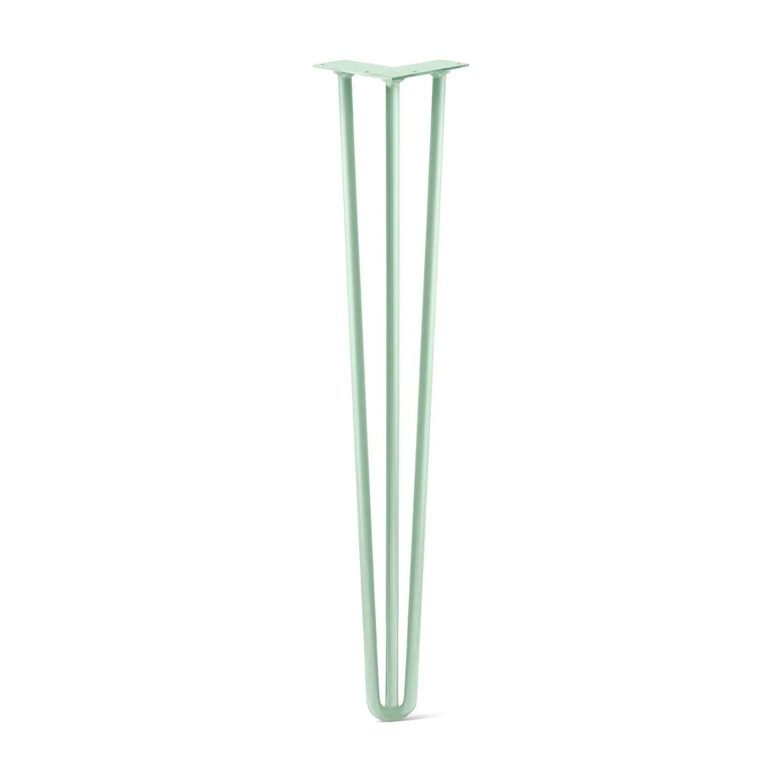 Hairpin Leg (Sold Separately), 3-Rod Design - Mint Powder Coated Finish
