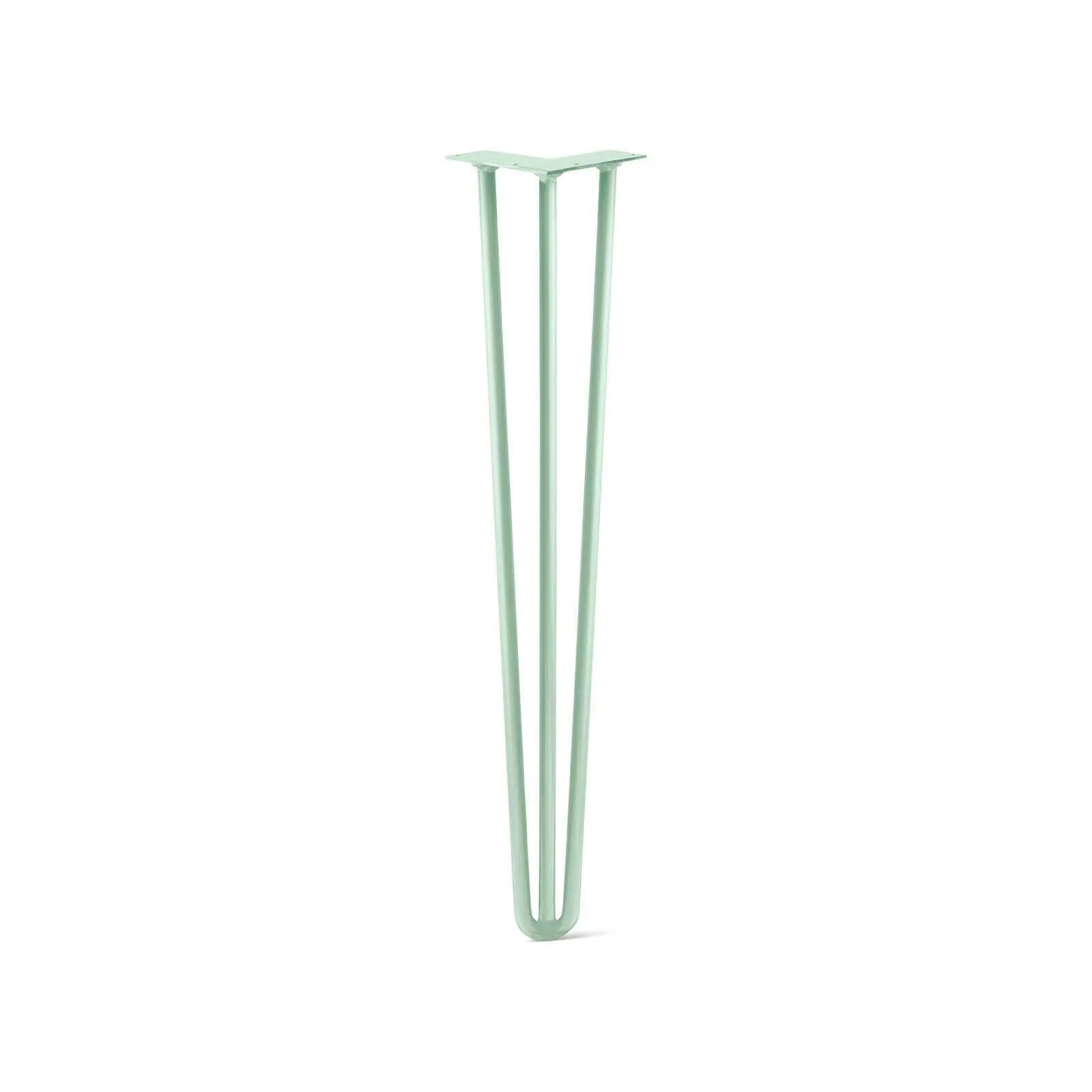 Hairpin Leg (Sold Separately), 3-Rod Design - Mint Powder Coated Finish