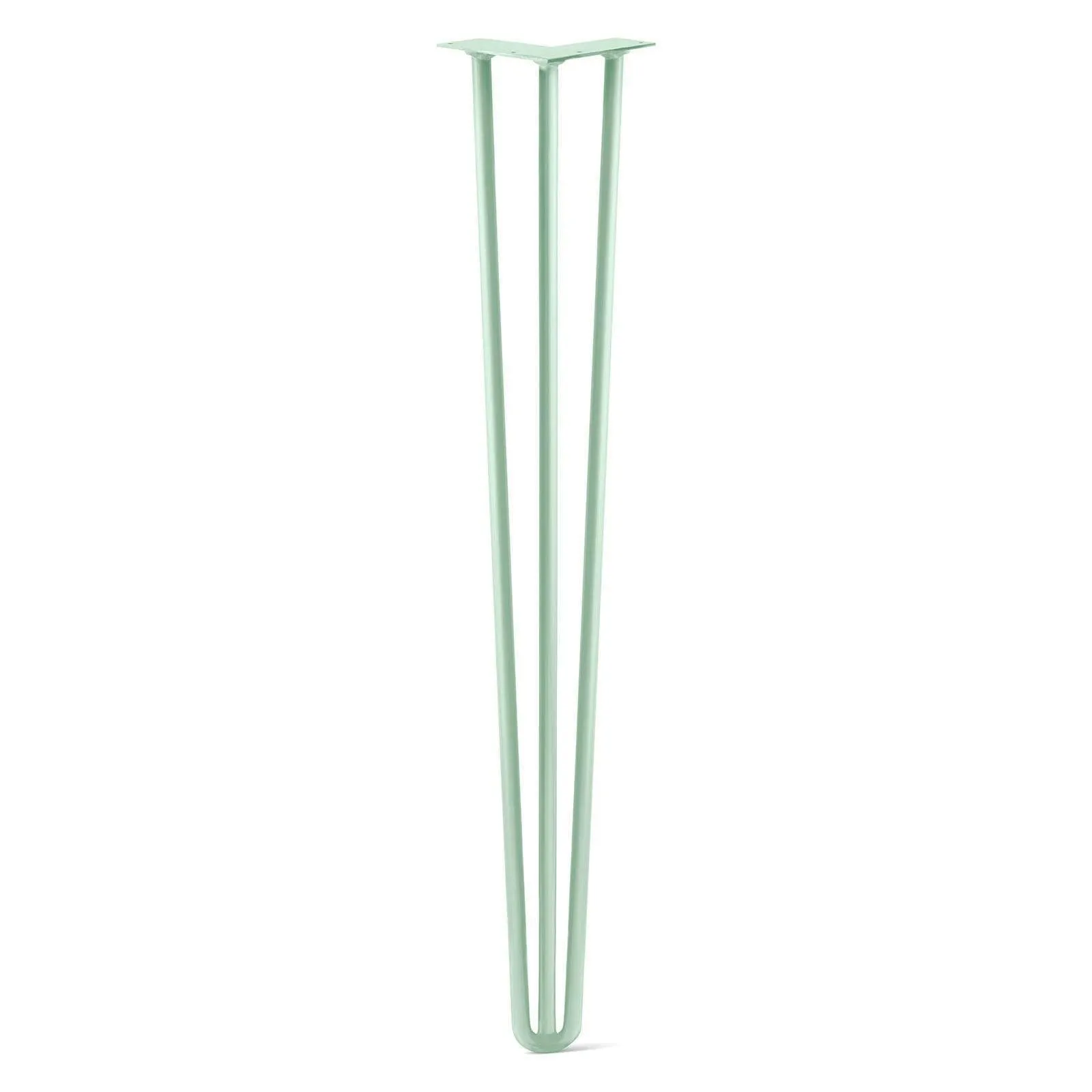 Hairpin Leg (Sold Separately), 3-Rod Design - Mint Powder Coated Finish