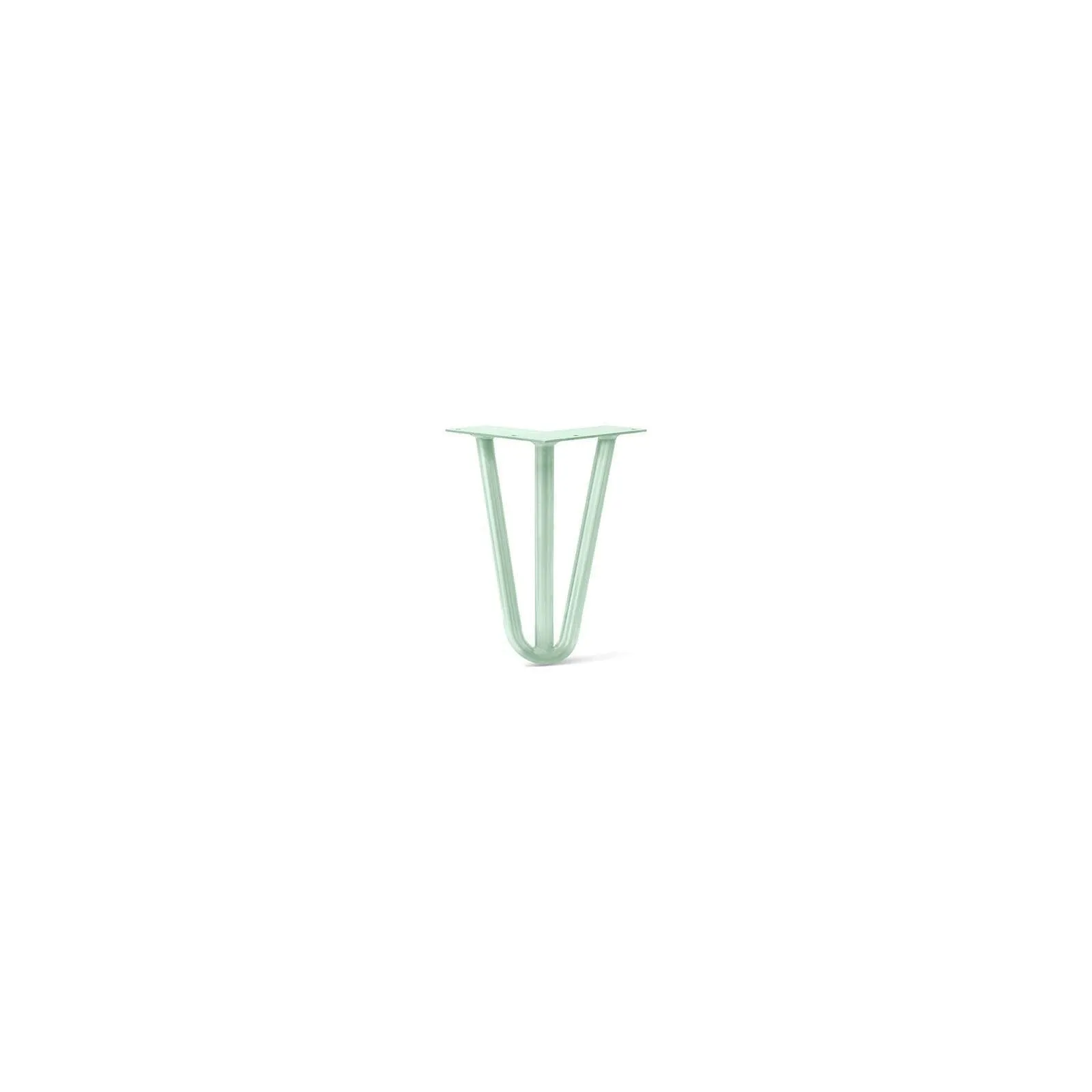 Hairpin Leg (Sold Separately), 3-Rod Design - Mint Powder Coated Finish