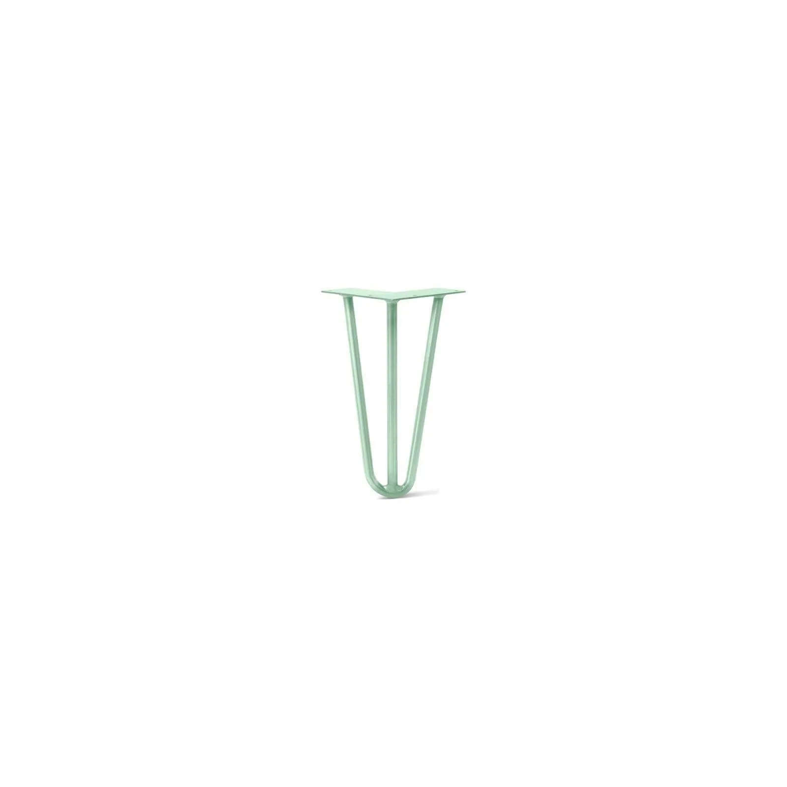 Hairpin Leg (Sold Separately), 3-Rod Design - Mint Powder Coated Finish