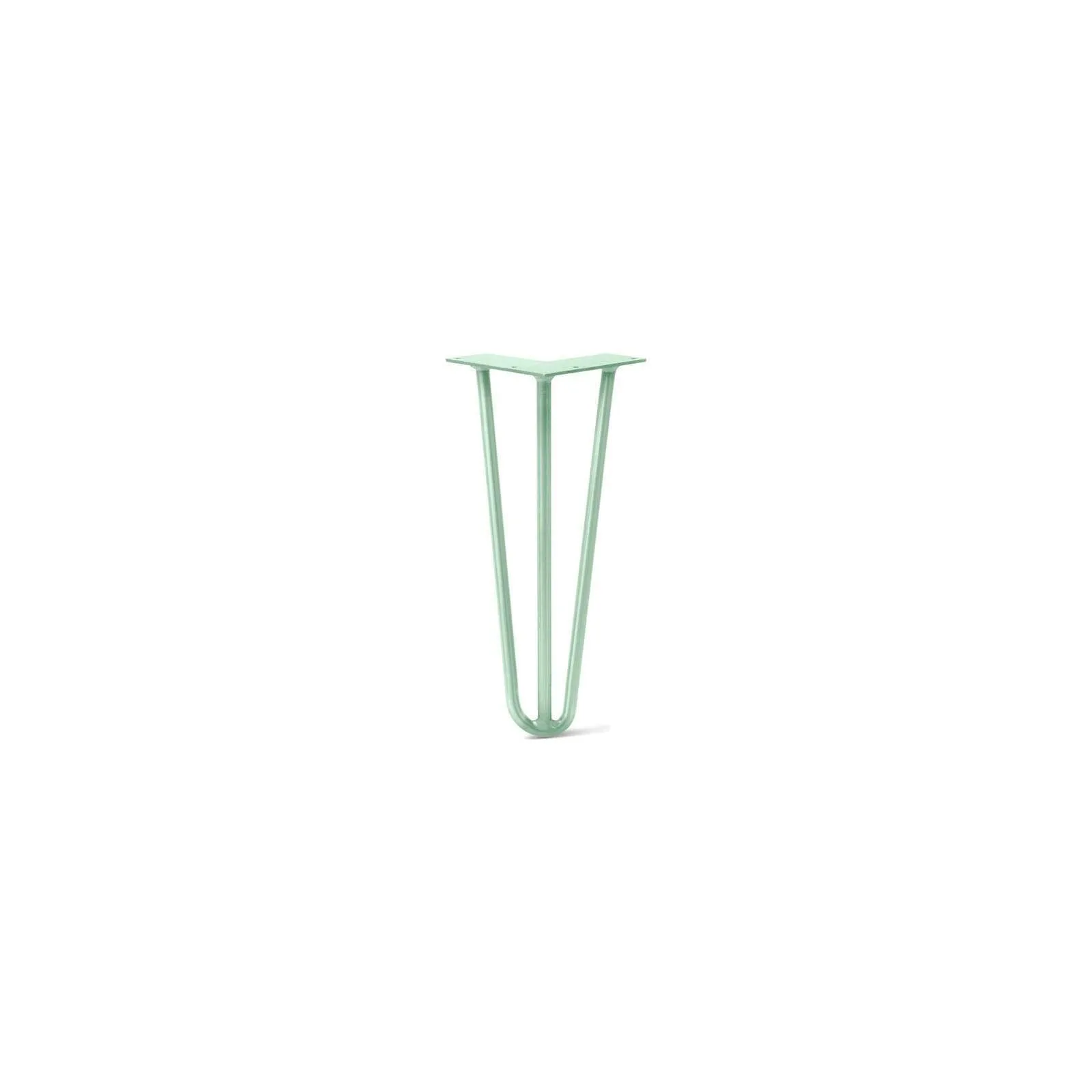 Hairpin Leg (Sold Separately), 3-Rod Design - Mint Powder Coated Finish