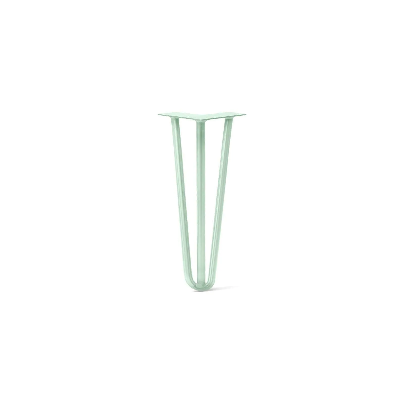 Hairpin Leg (Sold Separately), 3-Rod Design - Mint Powder Coated Finish