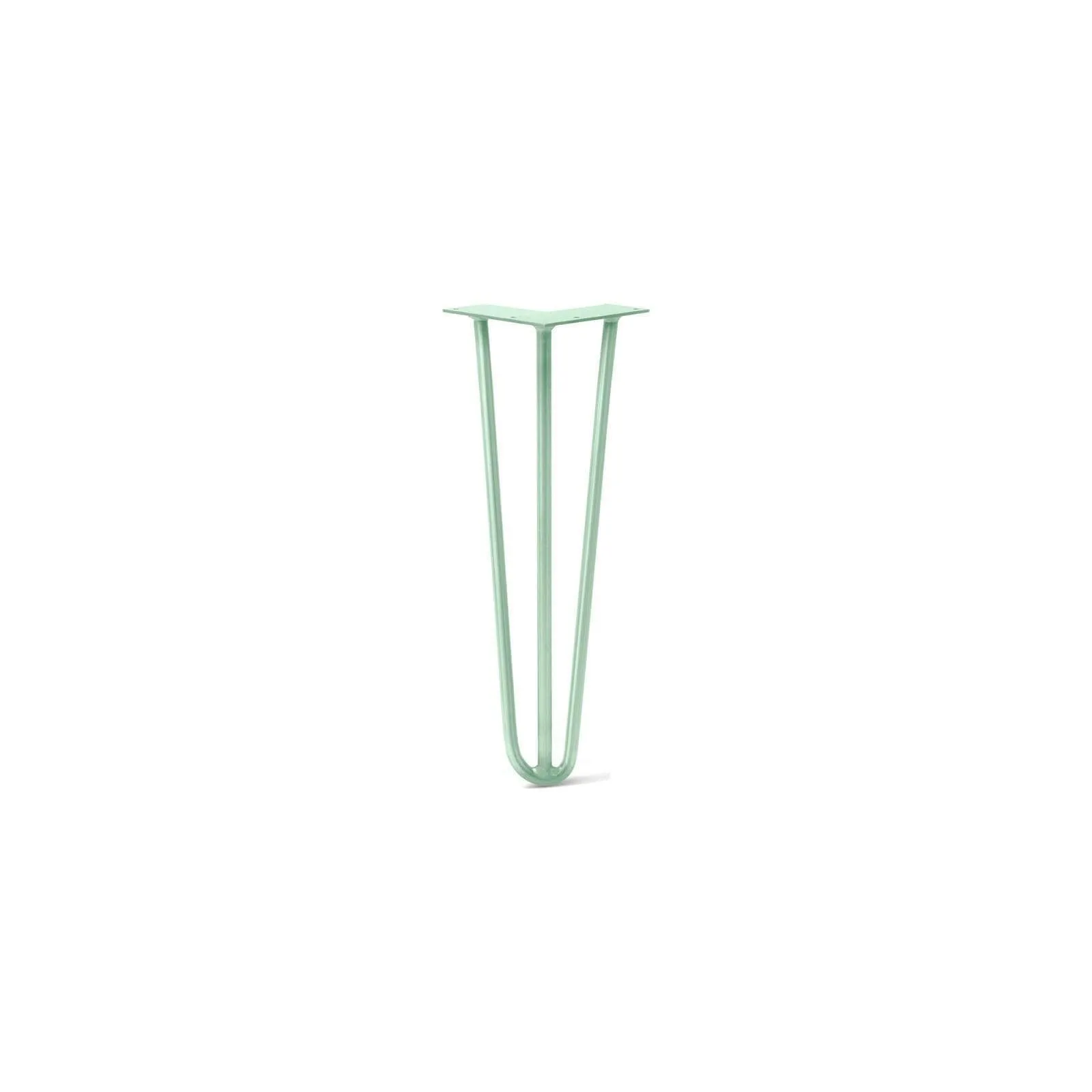 Hairpin Leg (Sold Separately), 3-Rod Design - Mint Powder Coated Finish