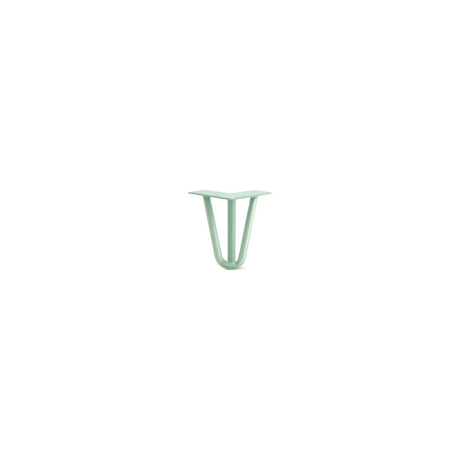 Hairpin Leg (Sold Separately), 3-Rod Design - Mint Powder Coated Finish