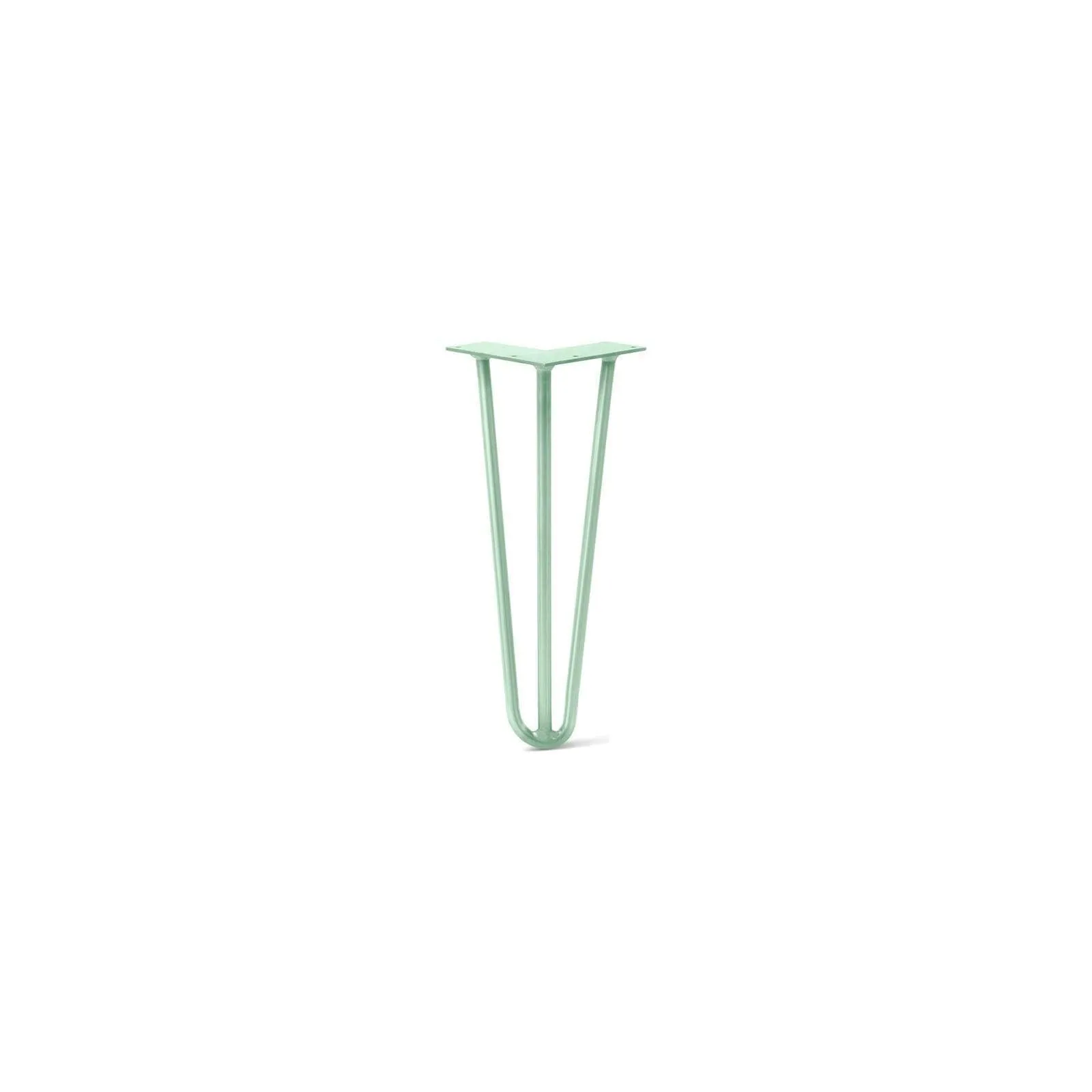 Hairpin Leg (Sold Separately), 3-Rod Design - Mint Powder Coated Finish