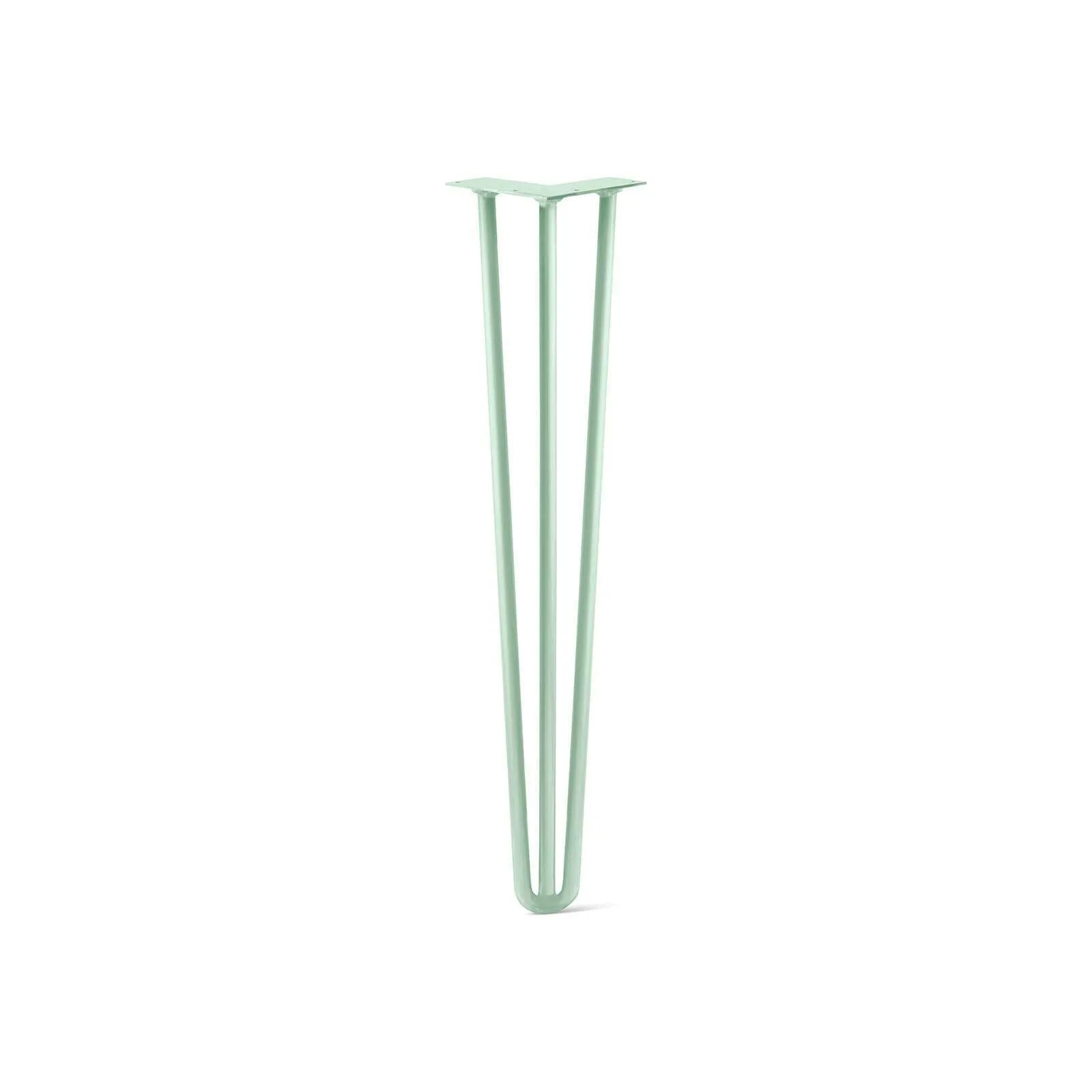 Hairpin Leg (Sold Separately), 3-Rod Design - Mint Powder Coated Finish